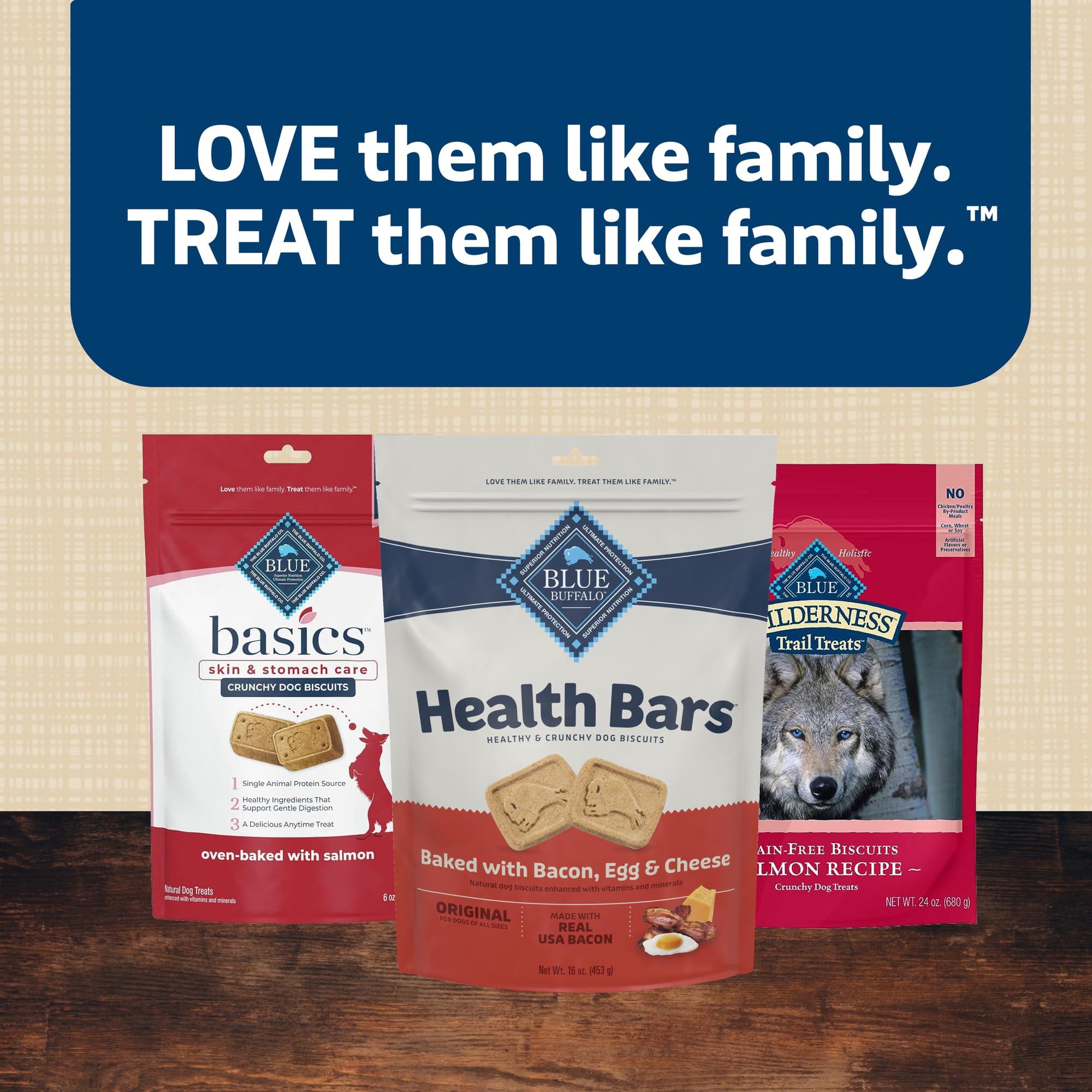 Blue Buffalo Health Bars Crunchy Dog Biscuits, Oven-Baked With Natural Ingredients, Bacon, Egg & Cheese , 16-oz Bag - Image 9
