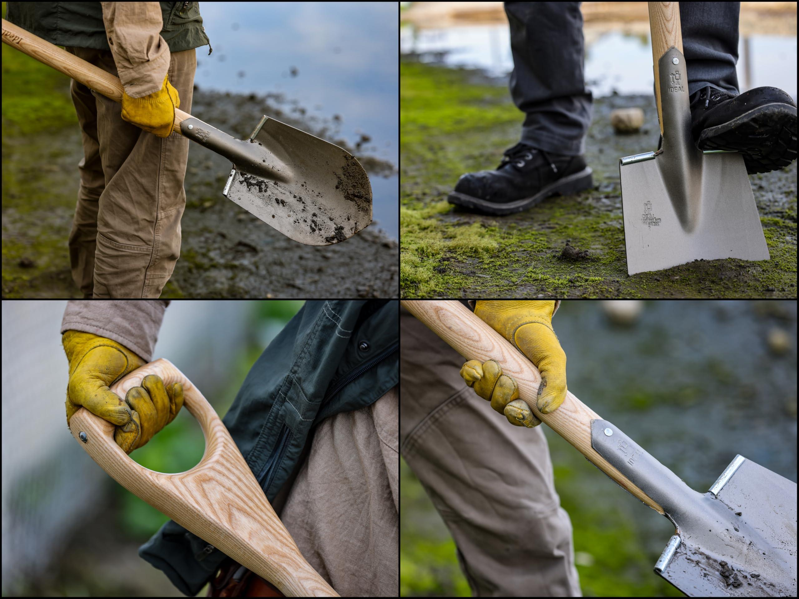 IDEALSPATEN - Made in Germany Since 1899 - Kieler Pointed Spade - D Handle Professional Cutting and Digging Spade 5.25lb - 45in (Kieler)#IS110 - Image 4