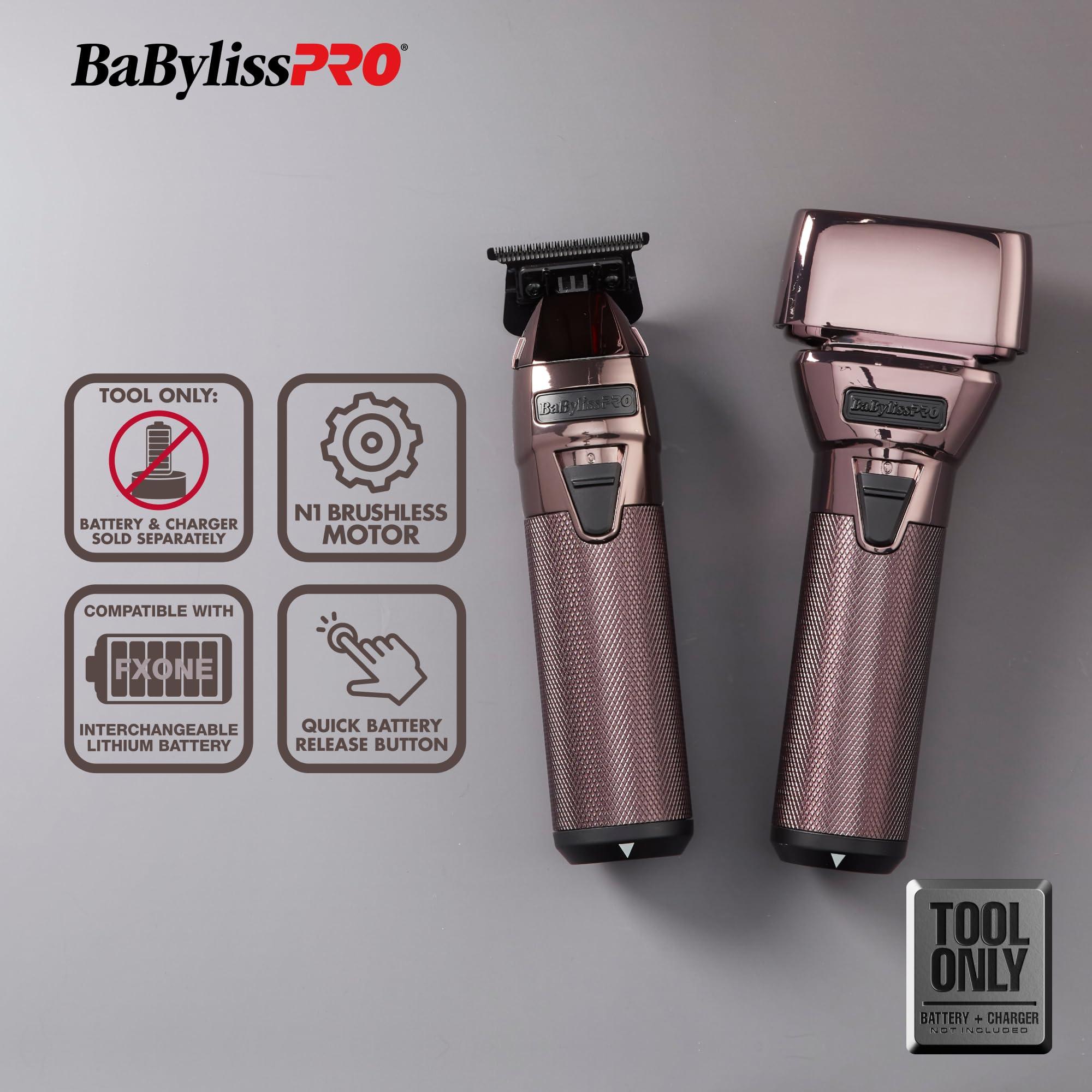 BaBylissPRO® FXONE Tool ONLY Hair Trimmer + Electric Double Foil Shaver Sets - Image 3