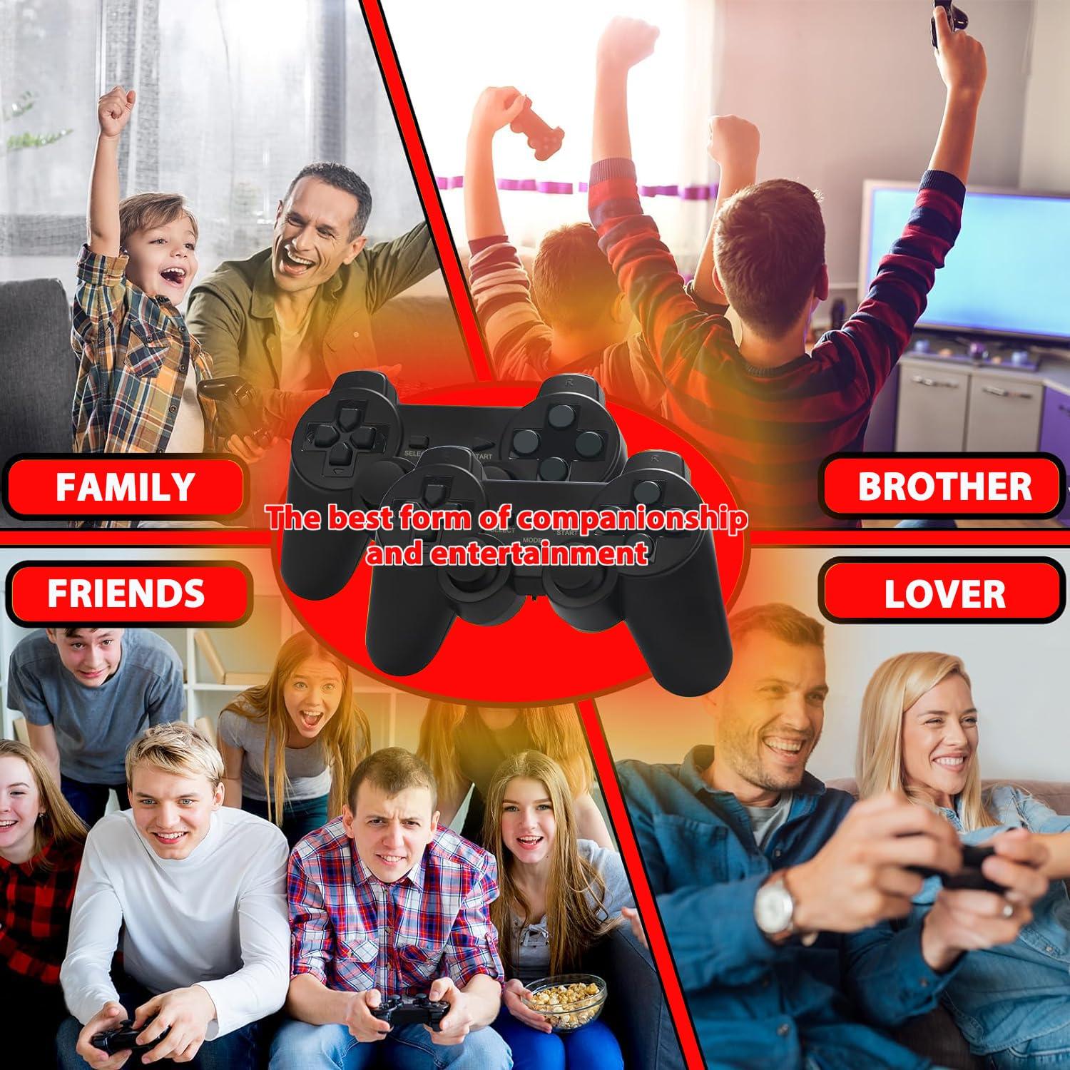 Upgrade Wireless Retro Game Console Stick, ZeroStory Retro Video Game Console Stick Built in 20000+ Games with 15 Emulators, 4K HDMI Output with 2 2.4G Wireless Controllers (64GB Memory Card) - Image 7