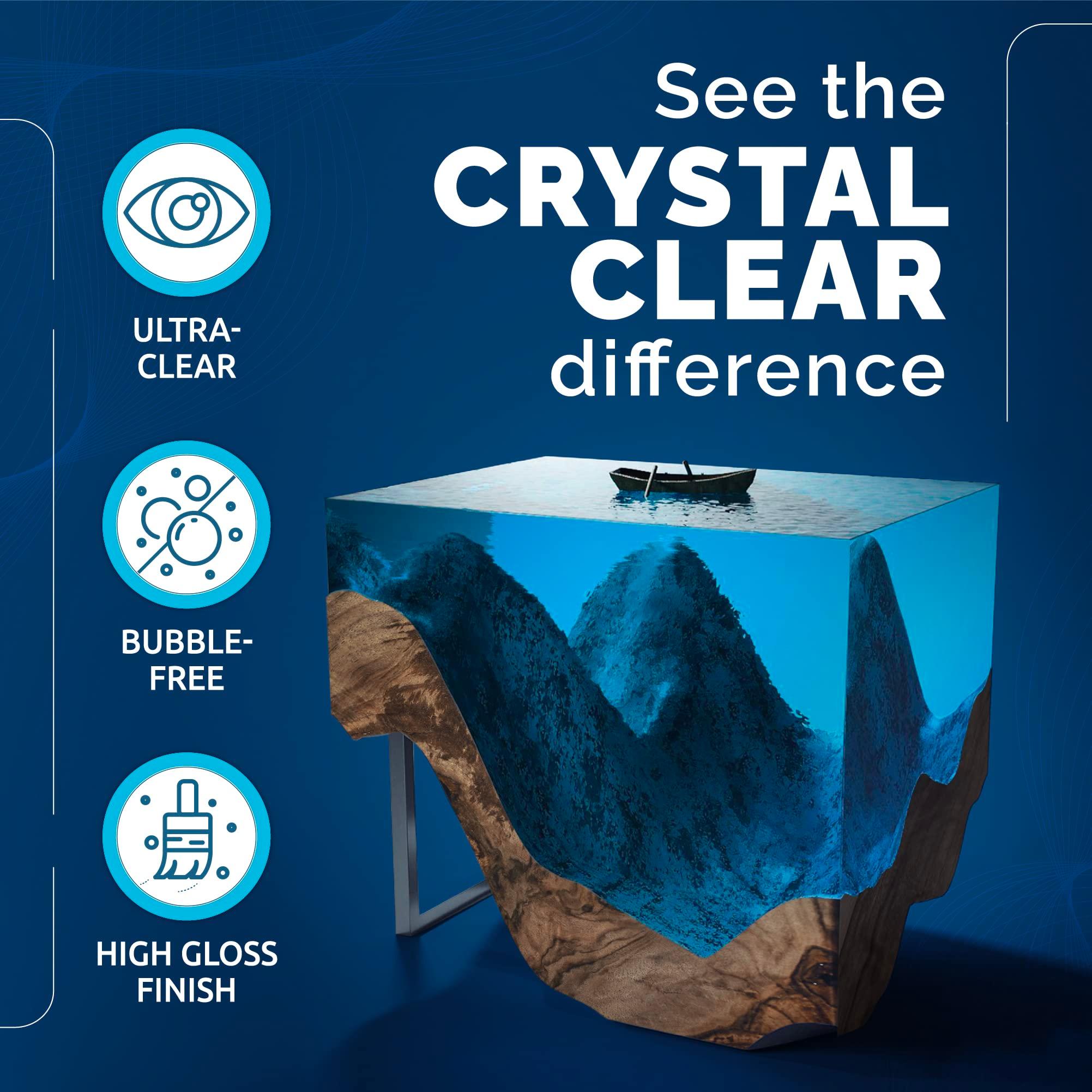 CRAFT RESIN 1.5 Gallon Crystal Clear Deep Pour Epoxy Resin Kit with Pumps - Food Safe & UV Resistant Best for DIY, Art, River Table, Wood, Flower, Mould Casting Resin Epoxy Kit - for Beginners & Pros - Image 2