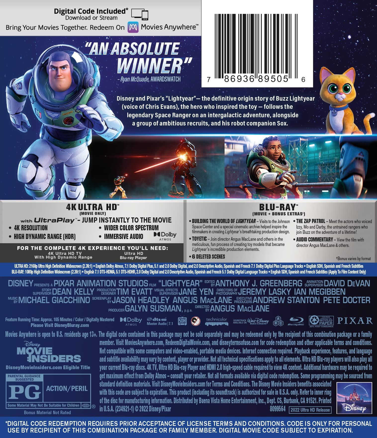 Lightyear [Blu-ray] - Image 2