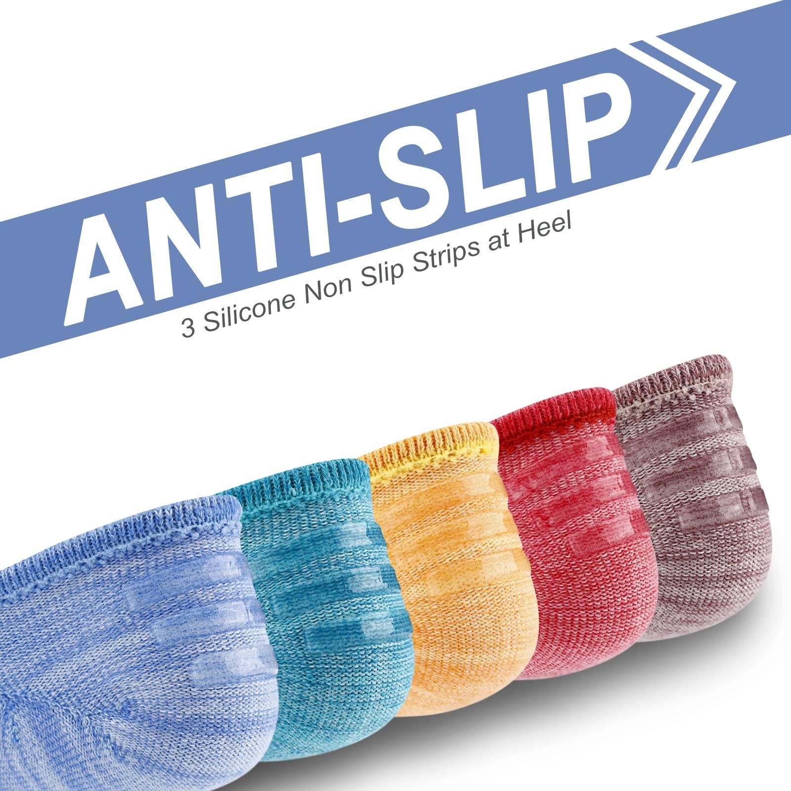 IDEGG No Show Socks Women 10 Pairs Low Cut Anti-Slid Novelty Athletic Casual Invisible Liner Socks - Image 5