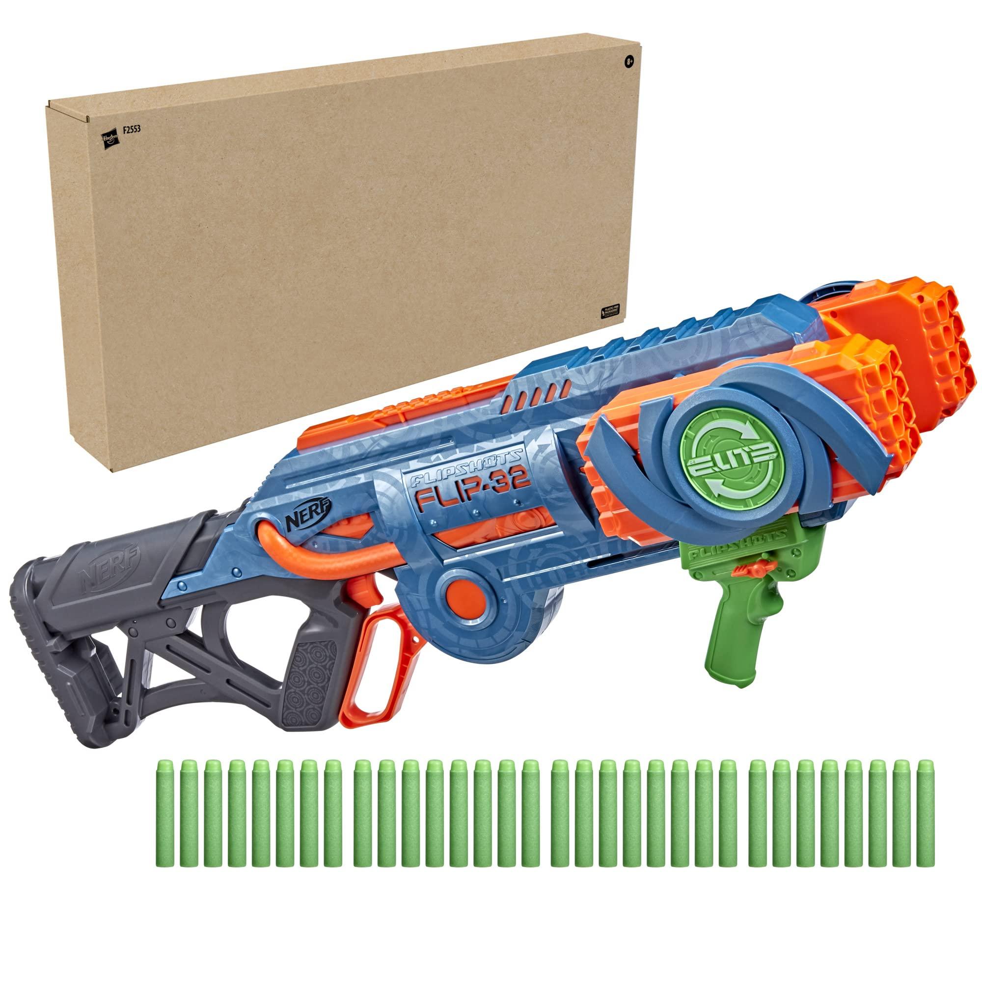 Nerf Elite 2.0 Flipshots Flip-32 Blaster with 32 Dart Barrels That Flip to Double Your Firepower, 32-Dart Capacity, 32 Elite Darts - Image 5