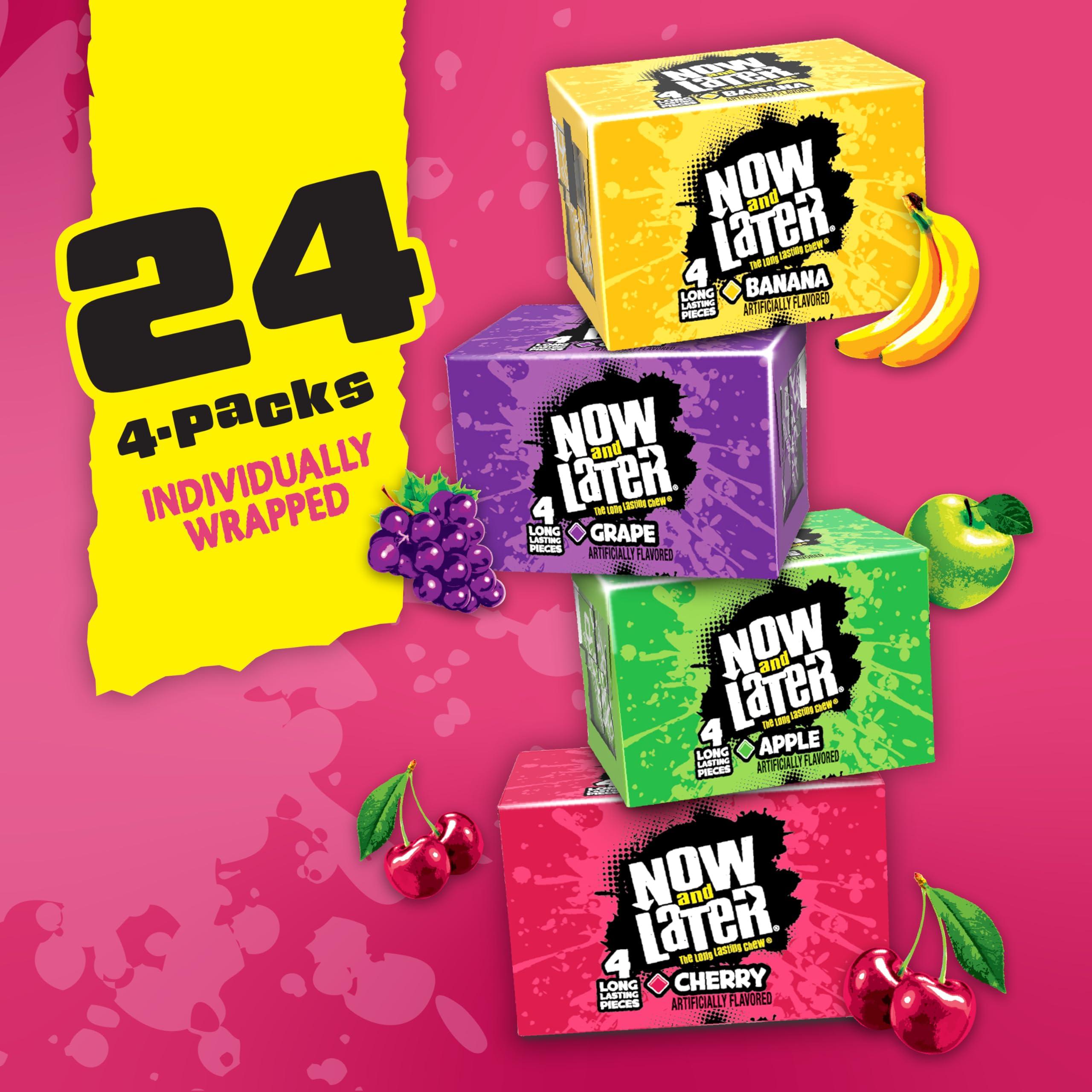 Now and Later Candy, Original Mix, Chewy and Fruity, 24 count - Image 4