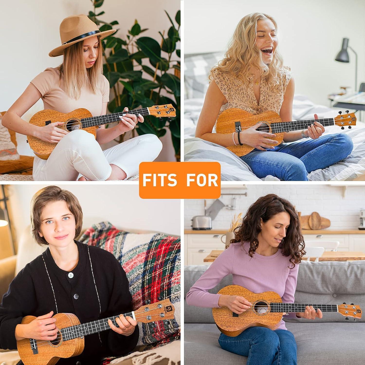 Vangoa Tenor Ukulele Professional 26 Inch Ukelele Mahogany Starter Bundle for Beginners Adults Students with Gig Bag, Strap and Fast Learn Book - Image 8