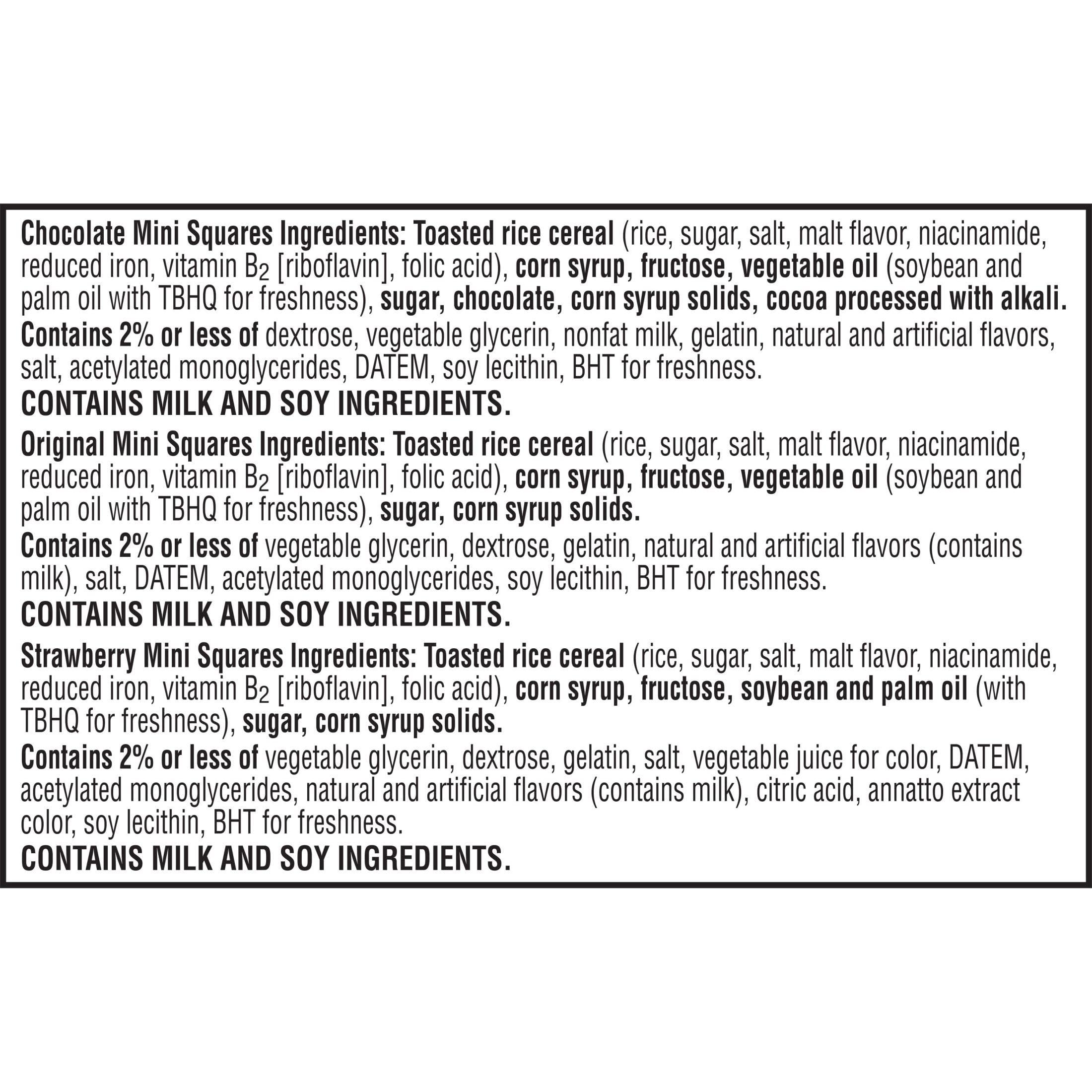 Rice Krispies Treats Mini Marshmallow Snack Bars, Kids Snacks, Variety Pack, 24.8oz Box (64 Bars) - Image 13