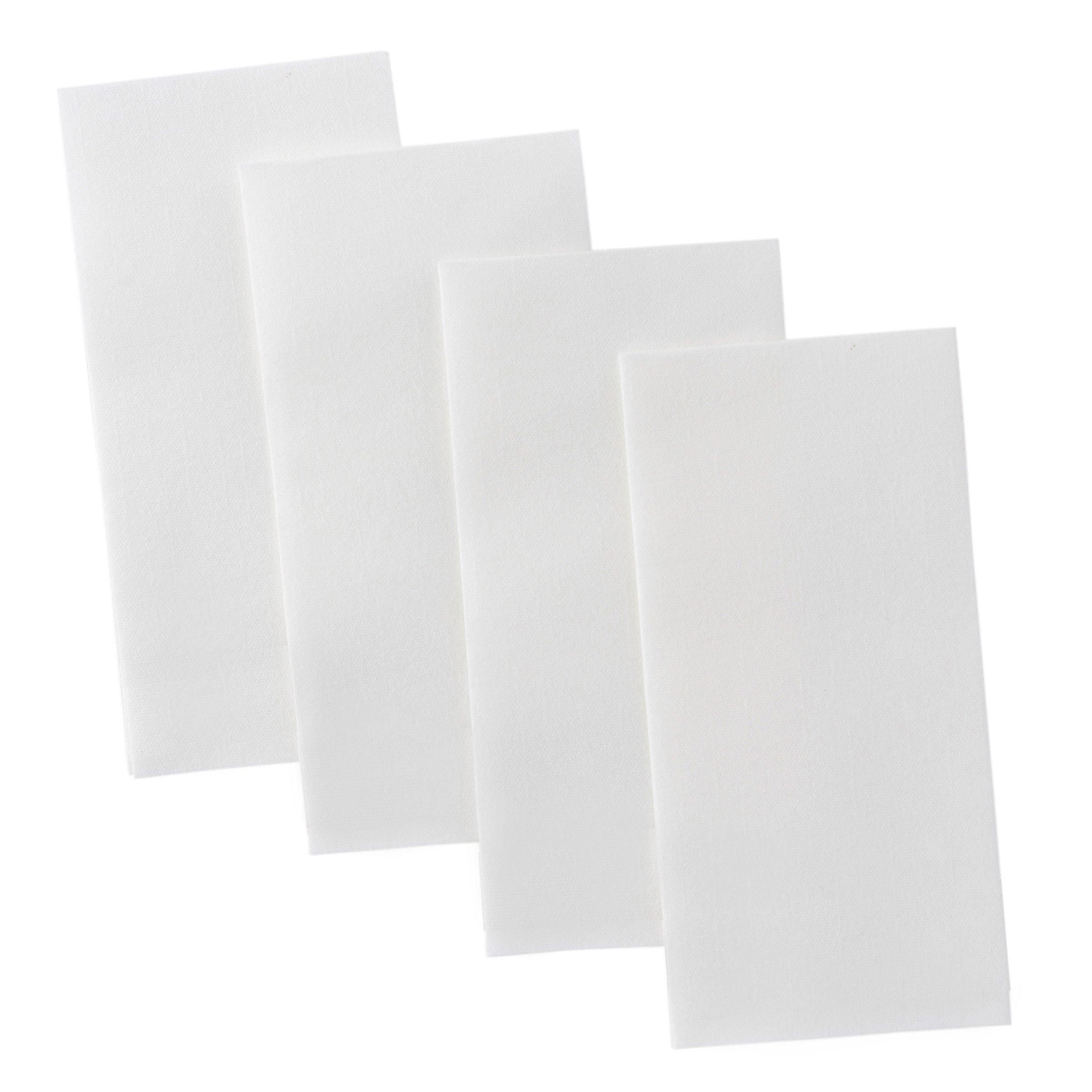 BloominGoods Disposable Bathroom Napkins | Single-Use Linen-Feel Guest Towels | Cloth-Like Hand Tissue Paper, White (EXTRA LIGHT - Pack of 1200) - Image 5