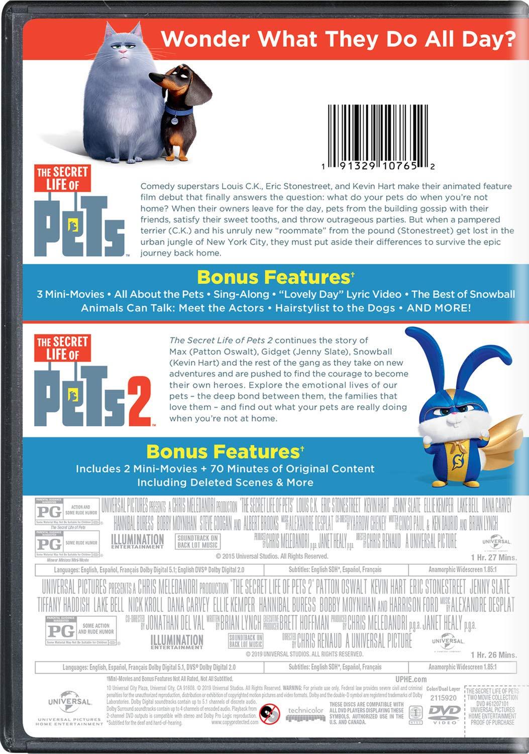 The Secret Life of Pets: 2-Movie Collection [DVD] - Image 2