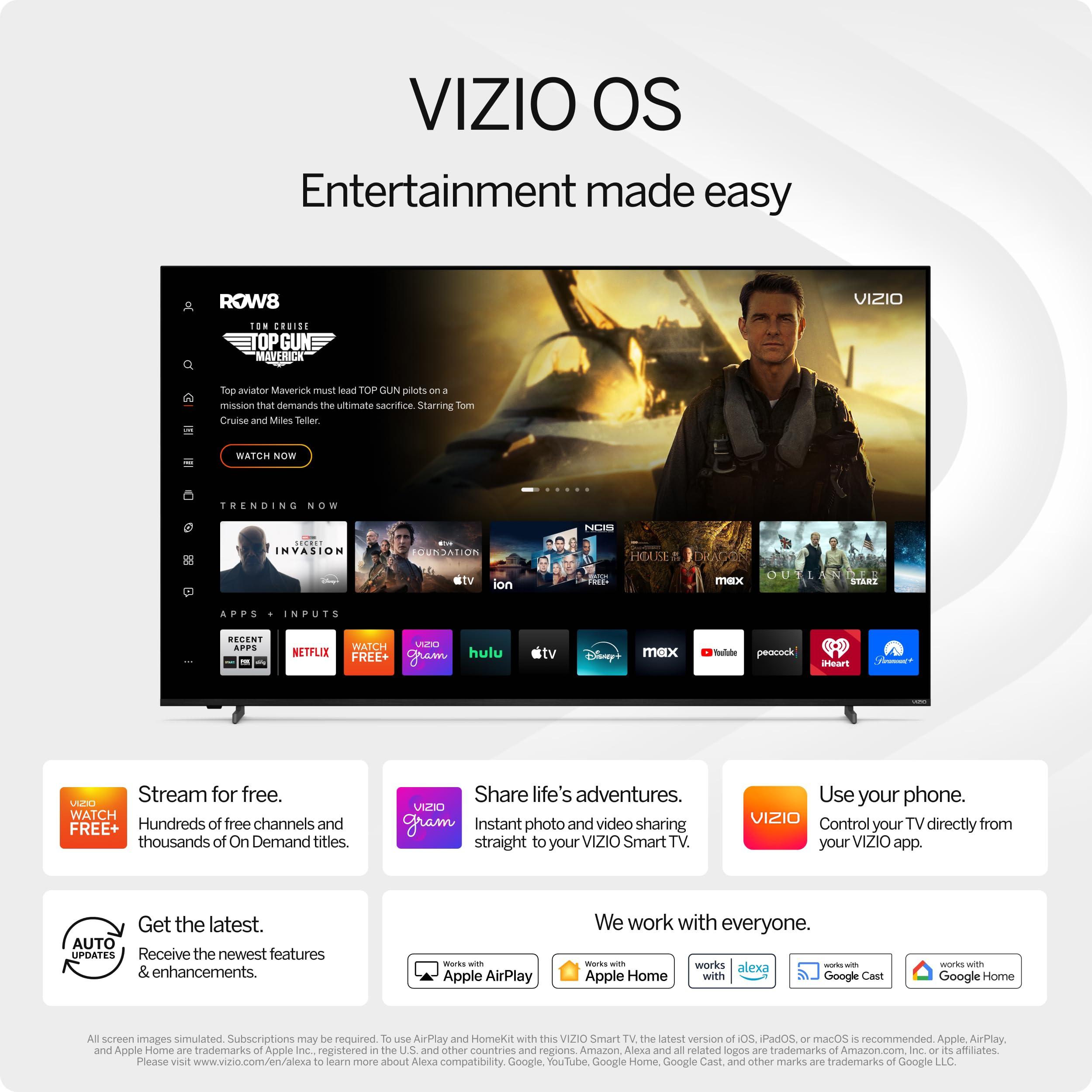 VIZIO 50-inch Quantum Pro QLED Smart TV M50QXM-K01, Active Full Array, WiFi 6E, Apple AirPlay, Chromecast Built-in, 120Hz, 240Hz @ 1080p, 4K, 2023 Model, HDR10+, Dolby Vision, PC Gaming - Image 8