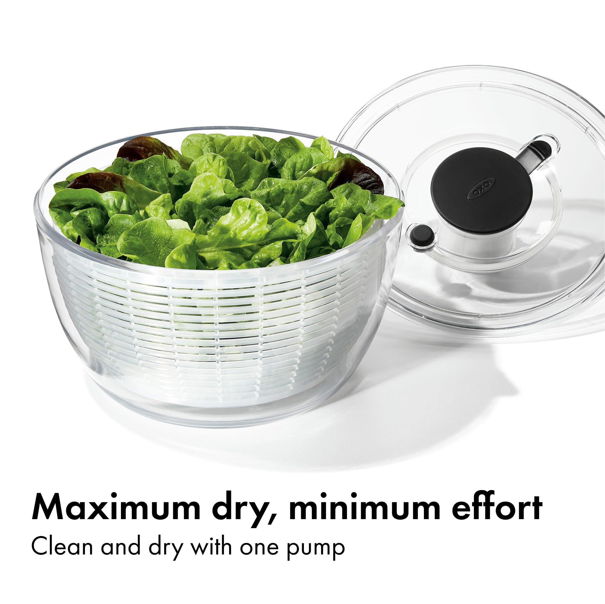 OXO Good Grips Salad Spinner, Fruit Washer and Lettuce Spinner - Image 3