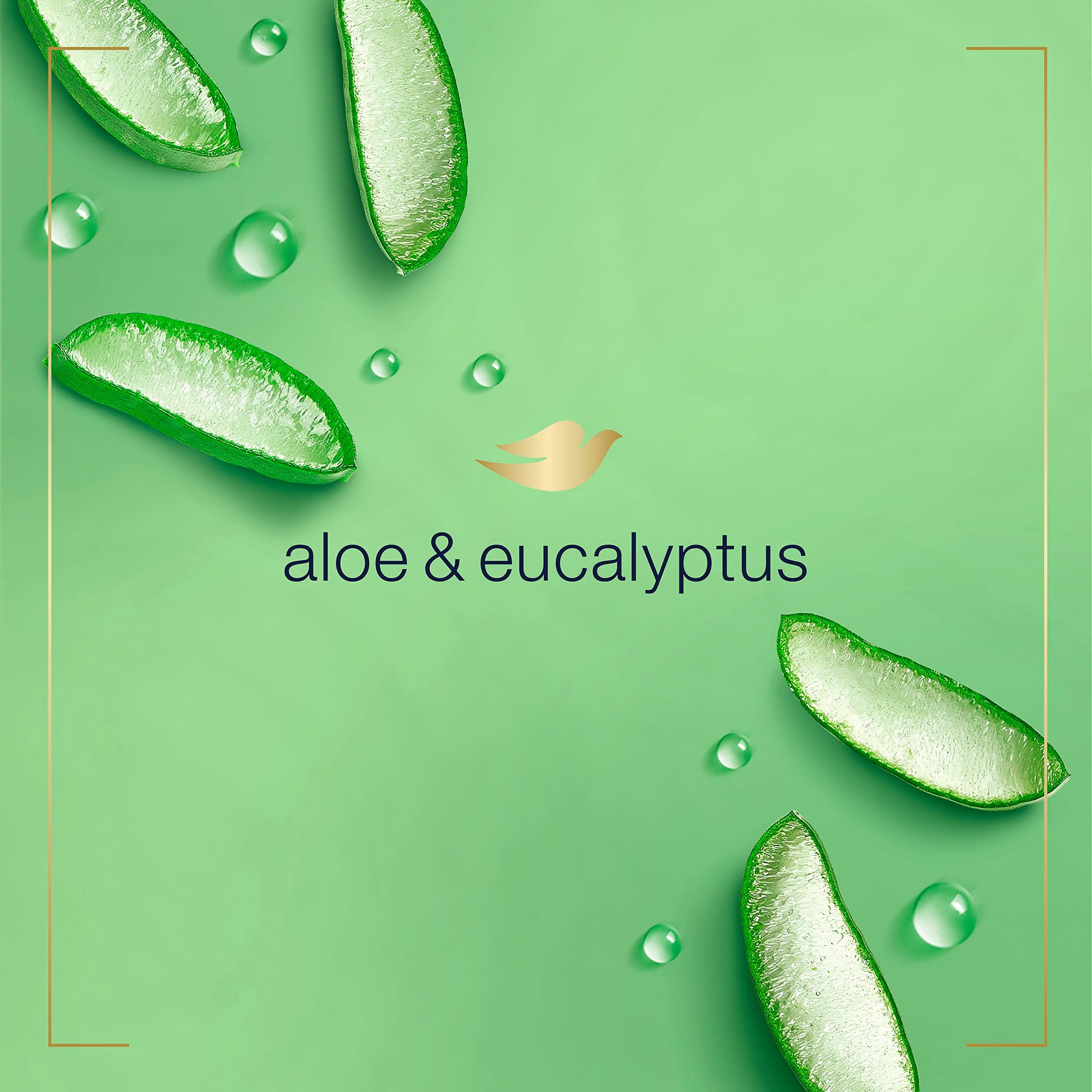 Dove Foaming Hand Wash 4 Count Aloe & Eucalyptus Protects Skin from Dryness, More Moisturizers than the Leading Ordinary Hand Soap, 10.1 oz - Image 5