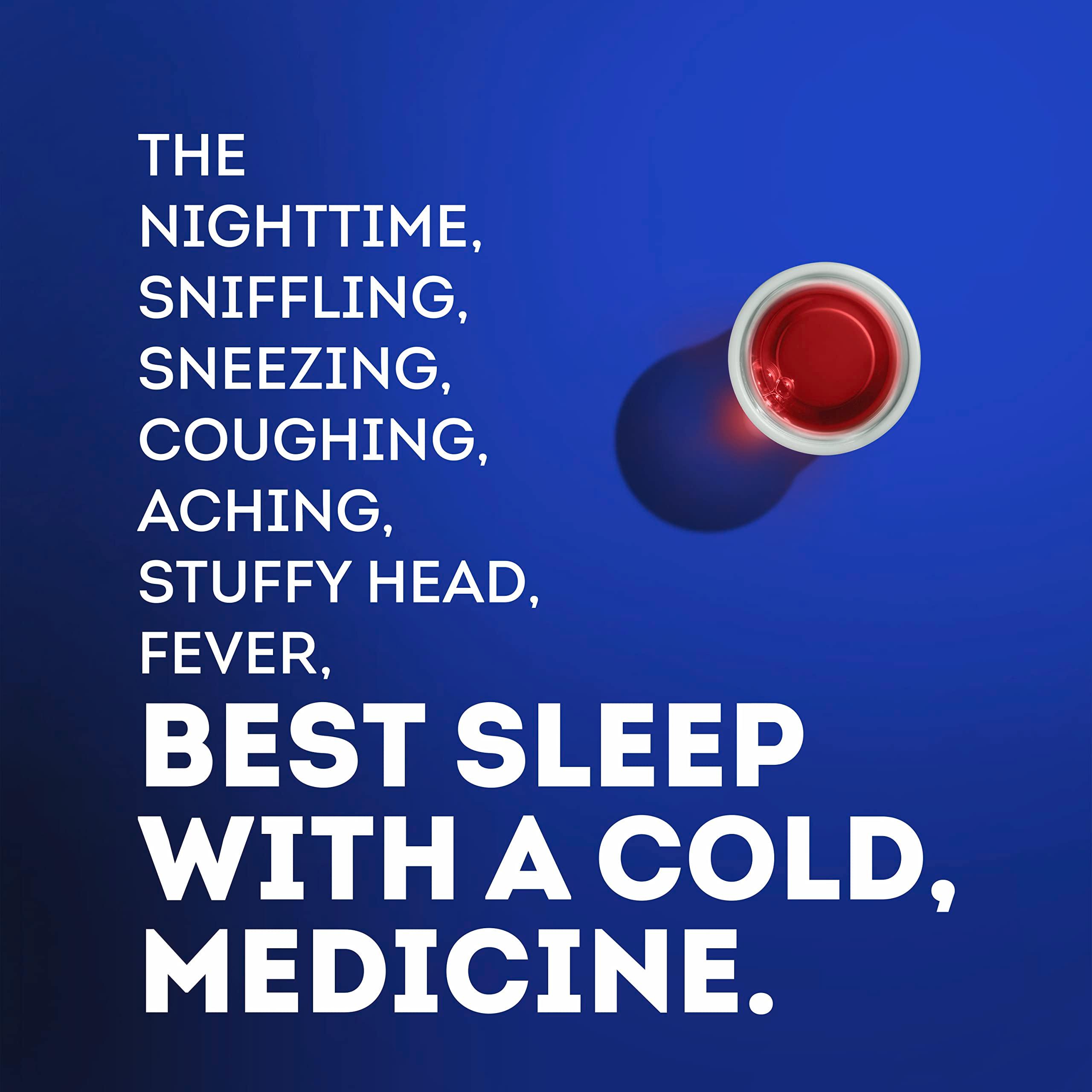 Vicks NyQuil SEVERE Cold, Flu, and Congestion Medicine, 2x12 fl oz Twin Pack, Berry Flavor, Maximum Strength, Nighttime Relief - Image 3