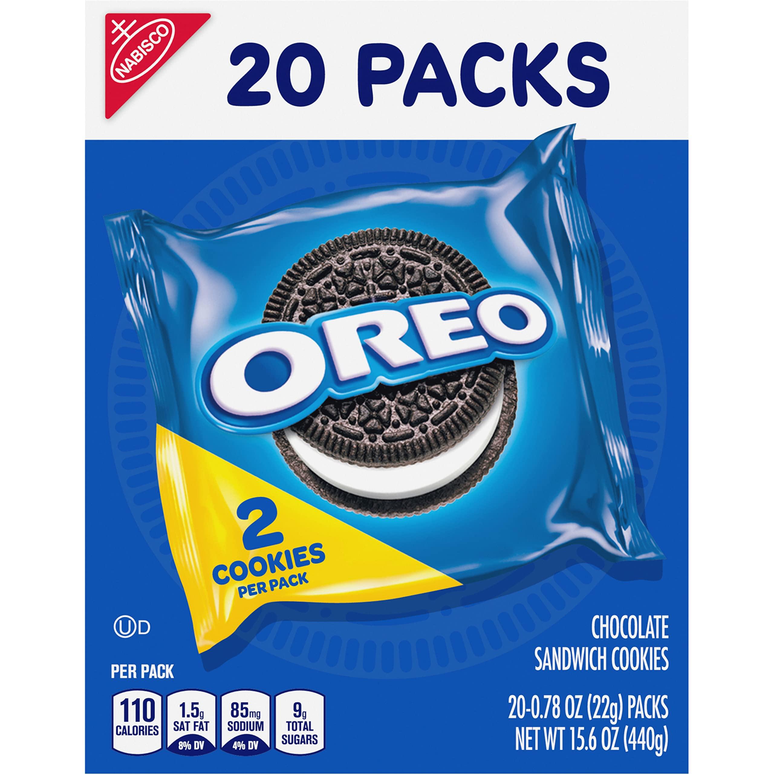 OREO Chocolate Sandwich Cookies, 20 Snack Packs (2 Cookies Per Pack) - Image 14