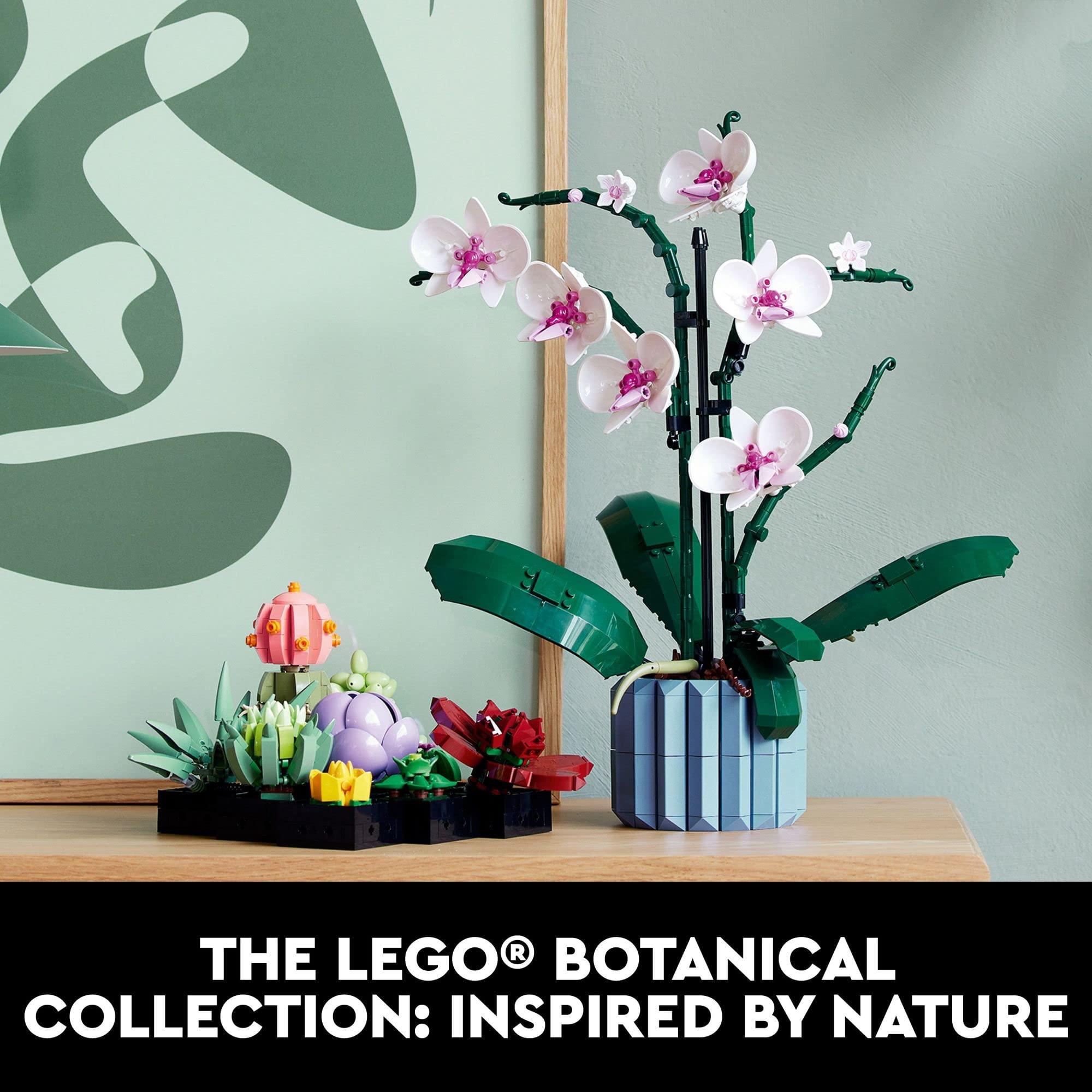 LEGO Botanicals Succulents - Artificial Indoor Plant Building Set for Home, Kitchen, Desk Decor Adults Ages 18+ - Gift for Graduation - 10309 - Image 6
