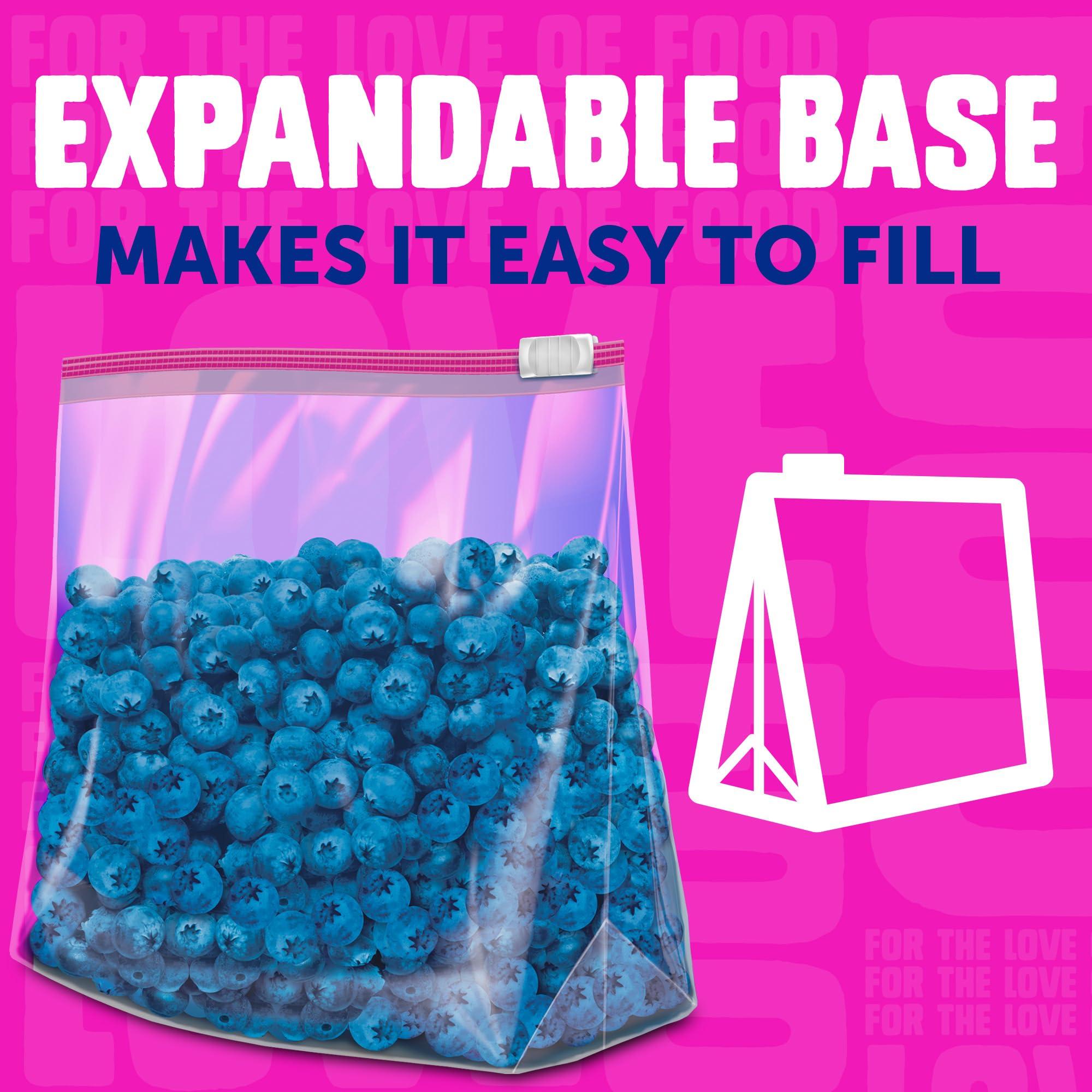 Ziploc Gallon Food Storage Slider Bags, Power Shield Technology for More Durability, 104 Bags Total - Image 5