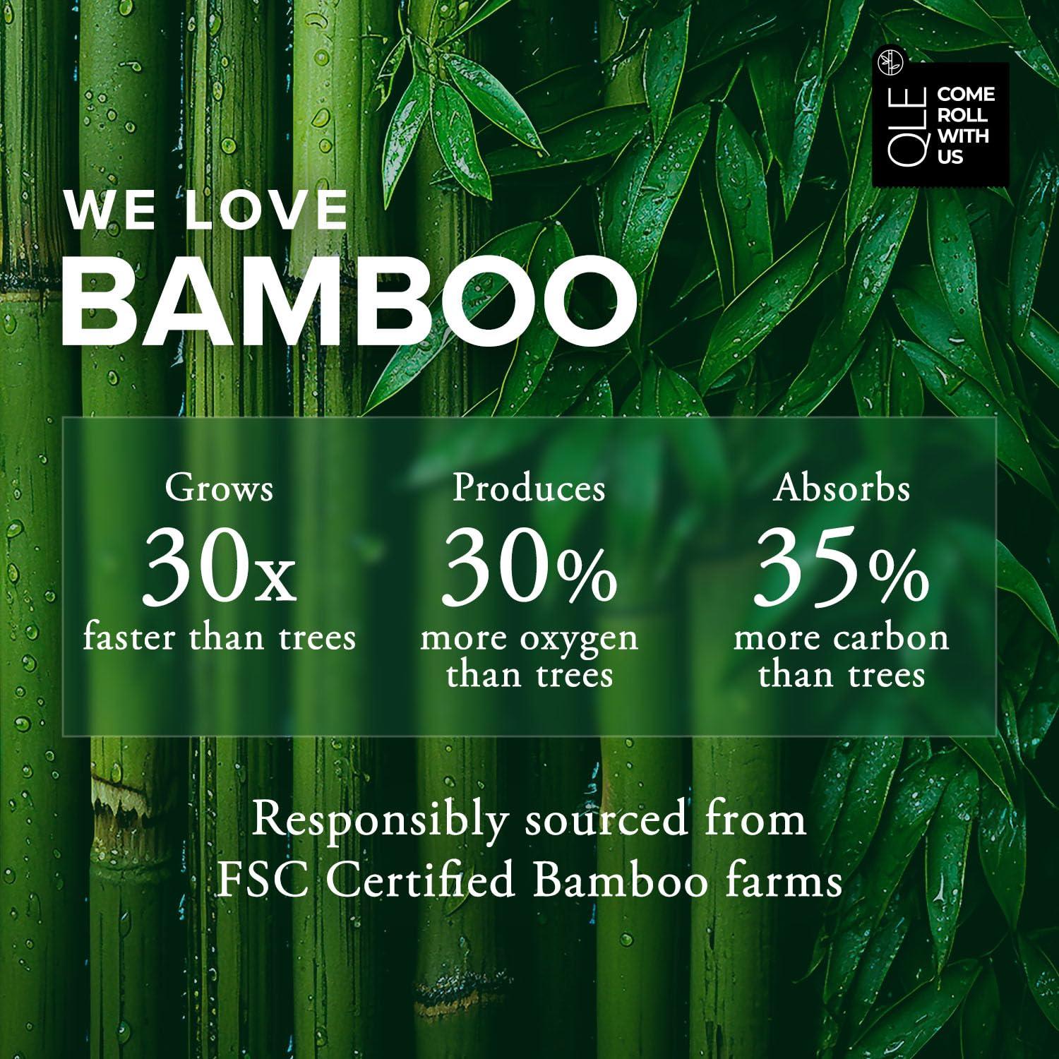 QLE Bamboo Toilet Paper 16 Pack 3 Ply 300 Sheets Bamboo RV Toilet Paper Rolls - Organic Chemical Free Toilet Paper, Hypoallergenic Toilet Paper Bamboo Soft, Compostable Septic Safe Plant Toilet Paper - Image 4