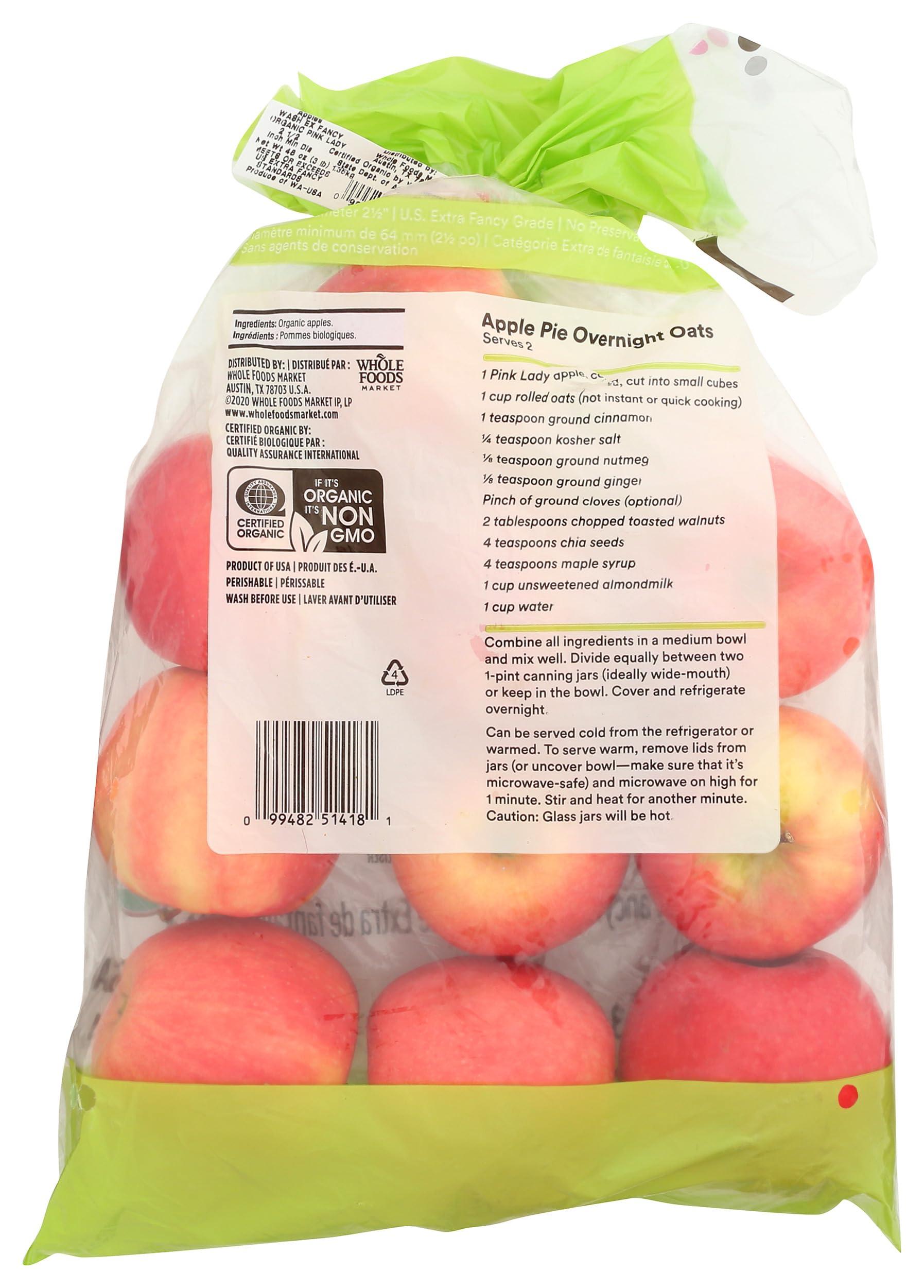365 by Whole Foods Market, Organic Pink Lady Apples, 48 Ounce - Image 2