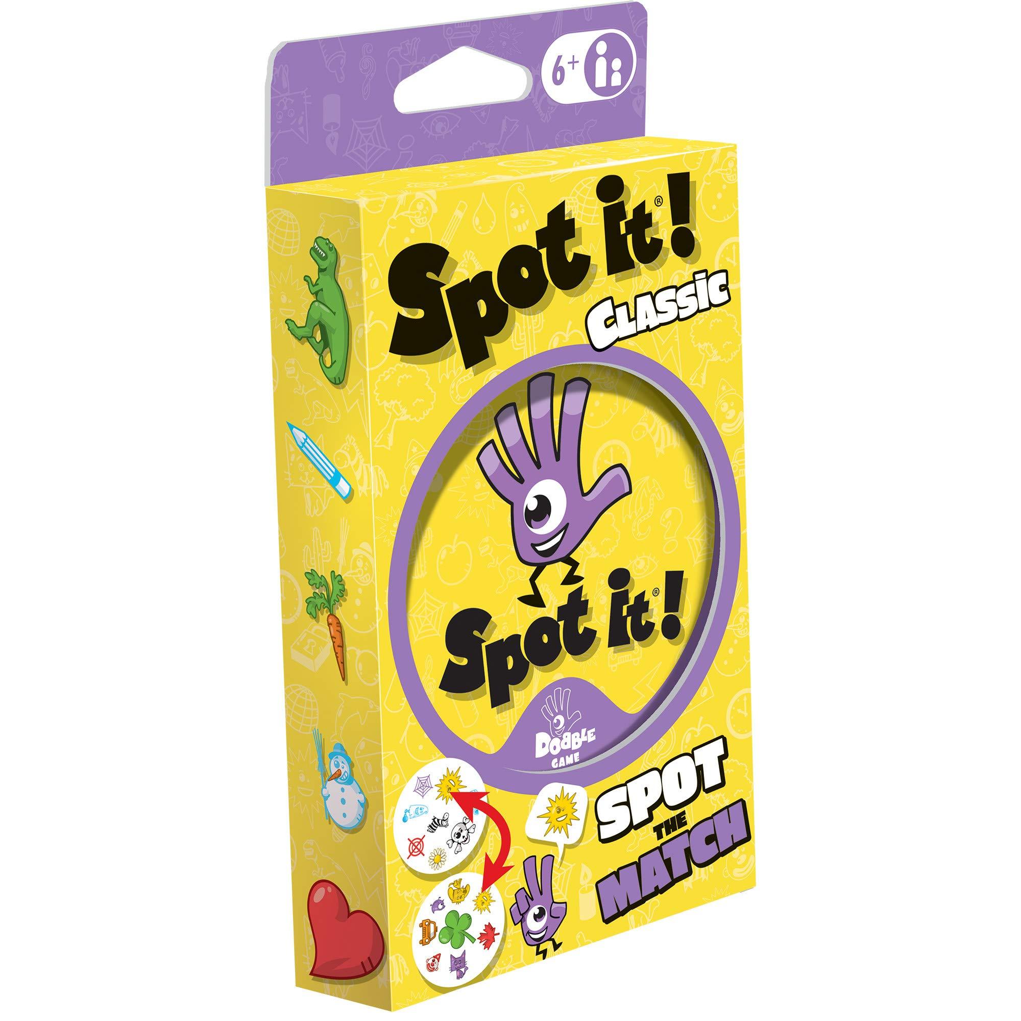 Zygomatic Spot It! Classic Card Game | Game for Kids | Age 6+ | 2 to 8 Players | Average Playtime 15 Minutes | Made