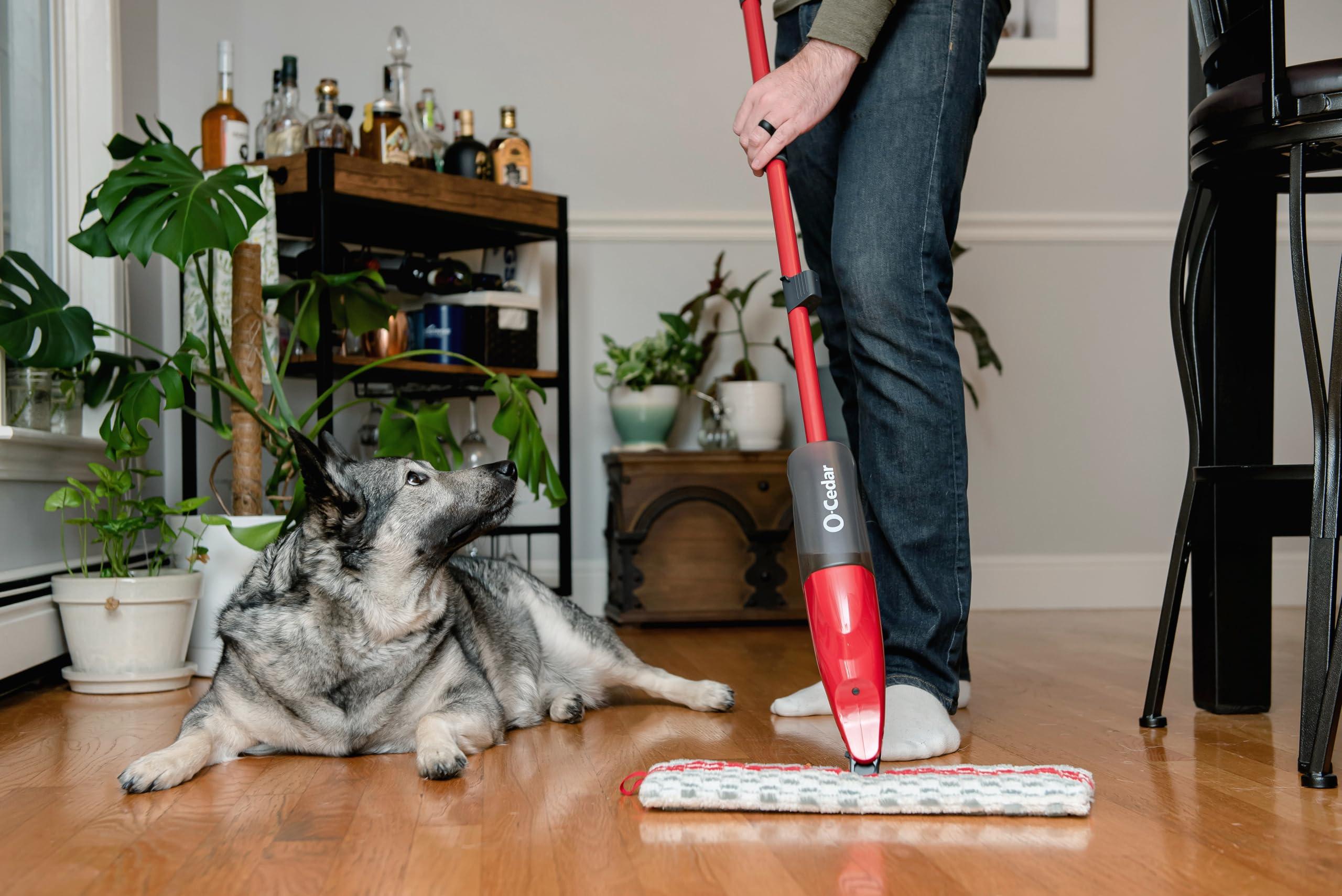 O-Cedar ProMist MAX Microfiber Spray Mop Removes 99% of Bacteria with just Water, Features 1 Extra Refill - Image 21