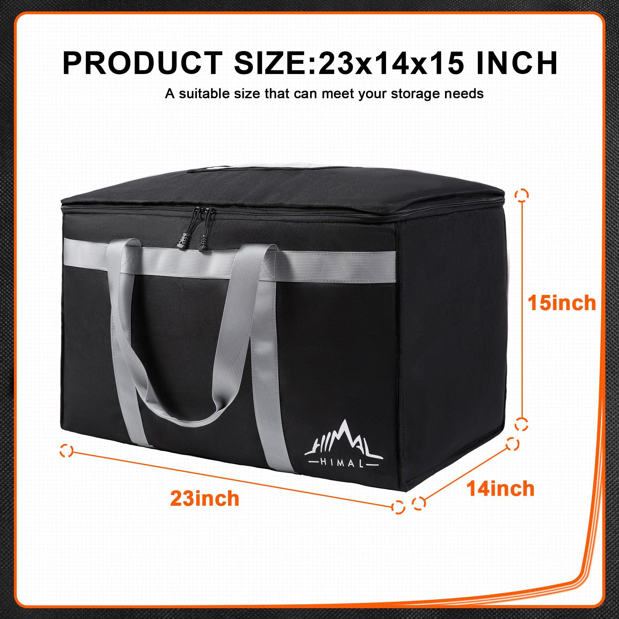 Himal Outdoors Insulated Food Delivery Bag XXXL-23Wx15Hx14D inches Premium Insulated Grocery Bag for HOT/COLD Food Delivery, Fit for Uber Eats, Doordash, Commercial Catering Transportation - Image 2