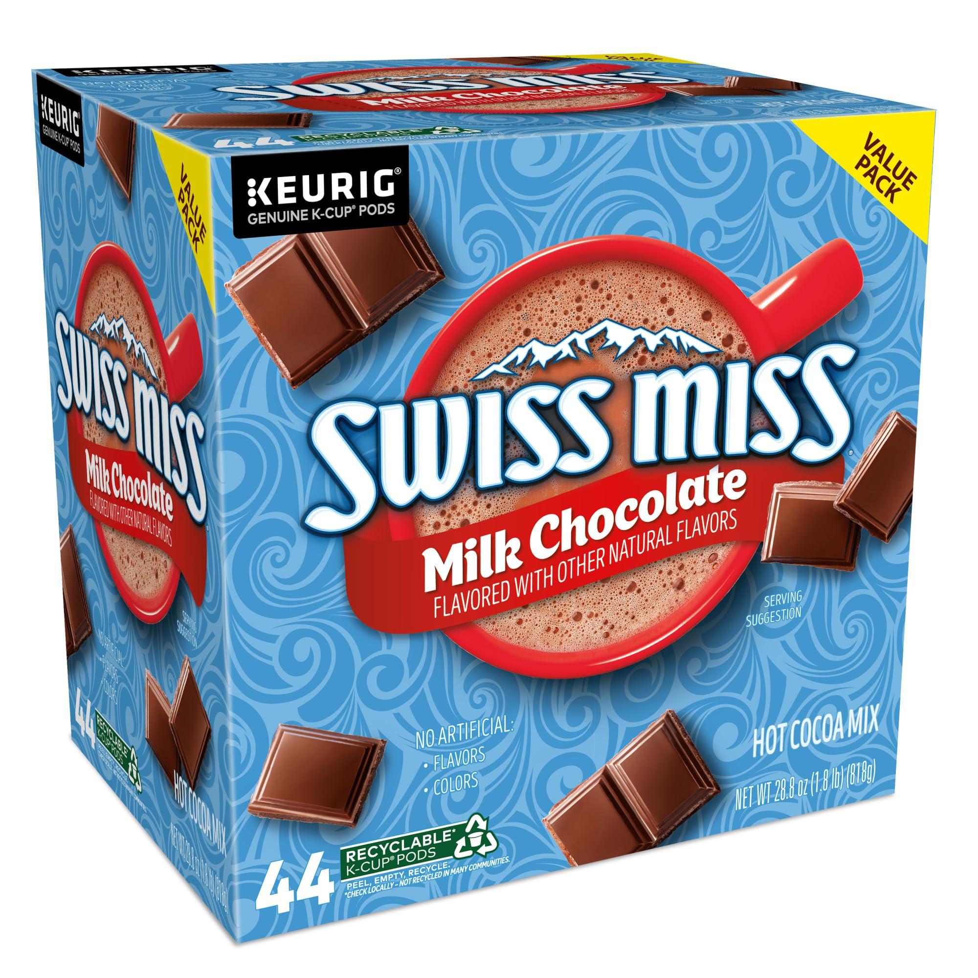 Swiss Miss Milk Chocolate Hot Cocoa, Single-Serve Keurig K-Cup Pods, Hot Chocolate, 44 Count - Image 12