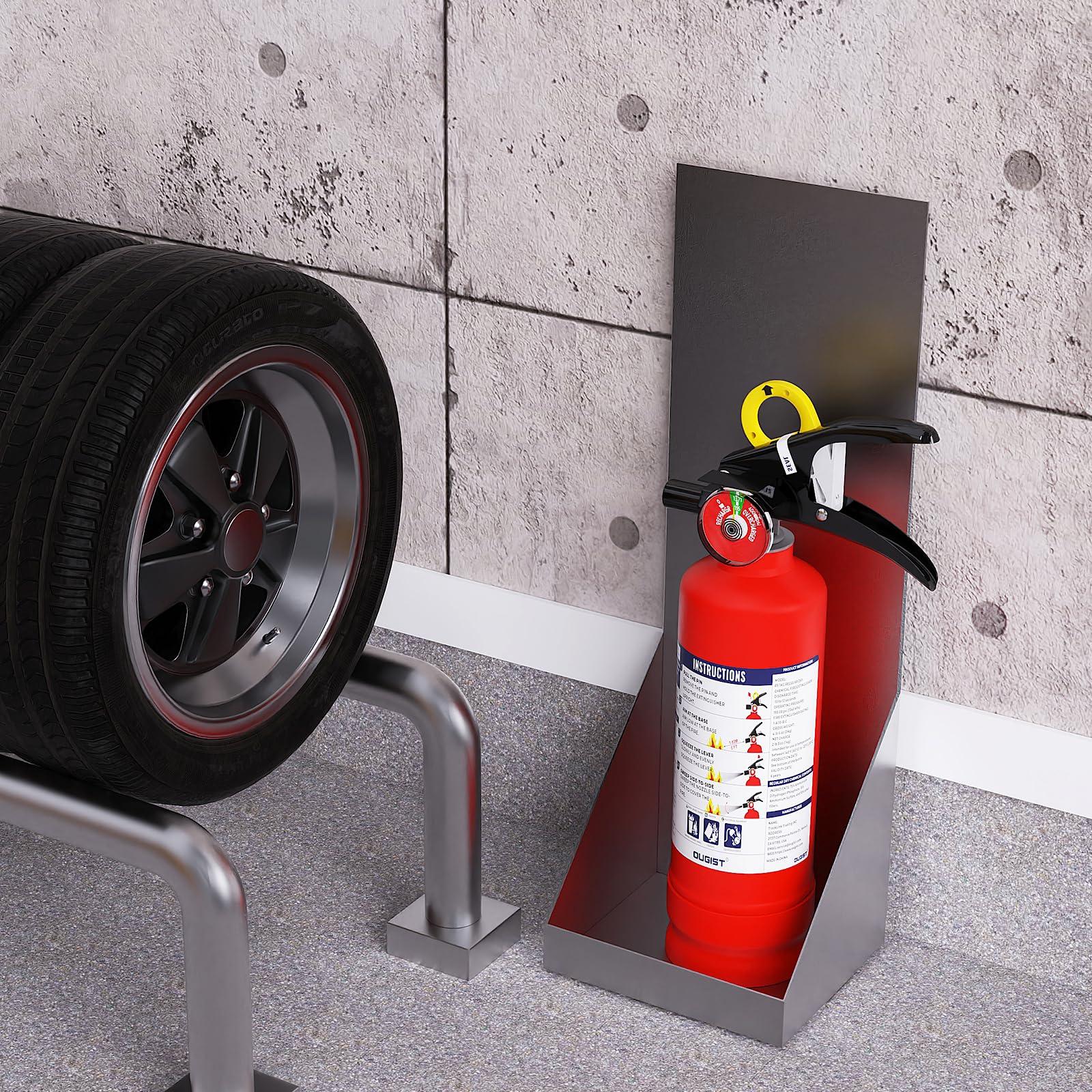 Ougist ABC Fire Extinguisher for Home & Vehicle - 2.5 lb 1-A:10-B:C Rated, Dry Chemical Fire Safety with Quick-Release Handle, Certified for Kitchen/Car/Boat Use (Model FF1KG) - Image 7