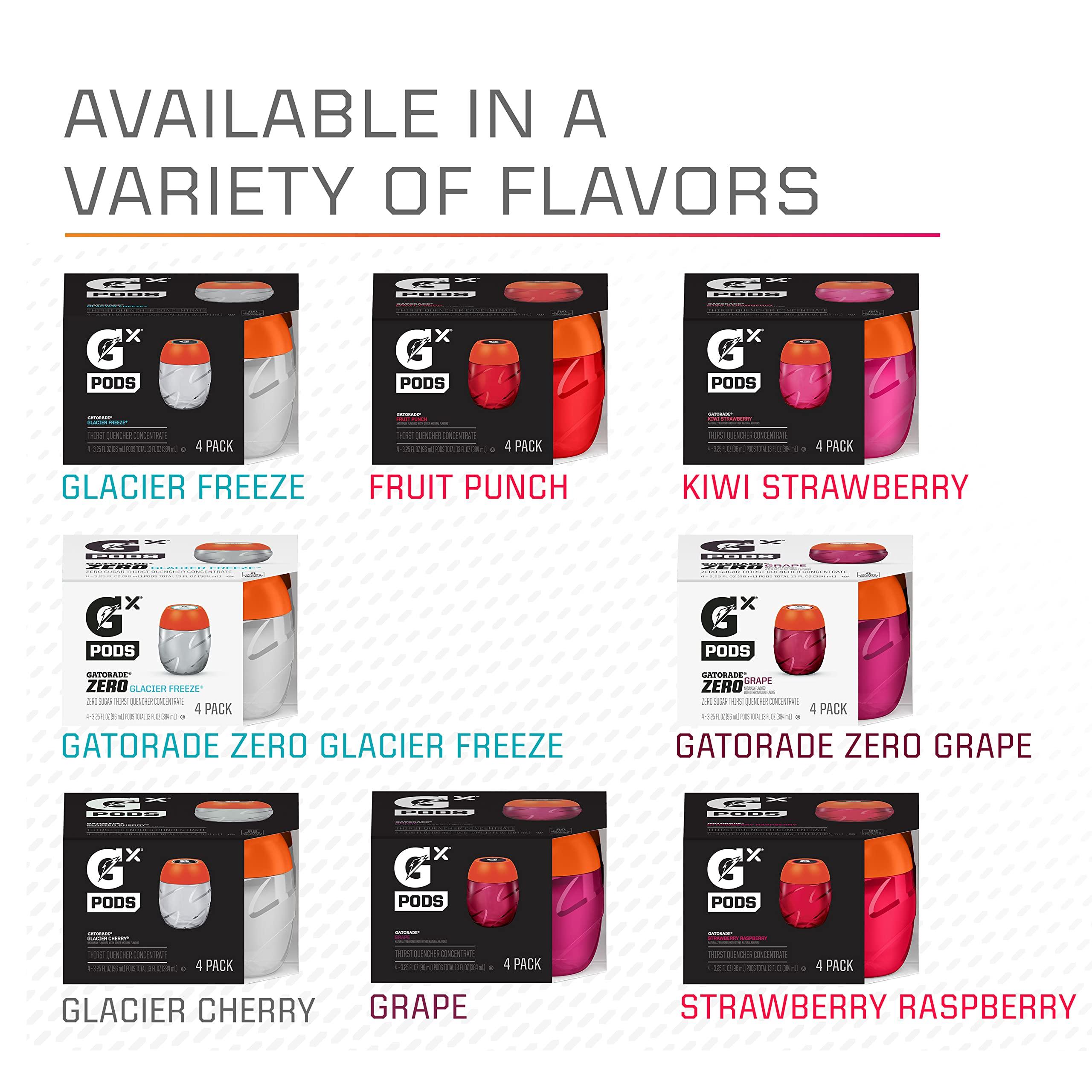 Gatorade unisex adult Gatorade GX Pods, Kiwi Strawberry (24ct), 6 x 4pack 24 Pods US - Image 8