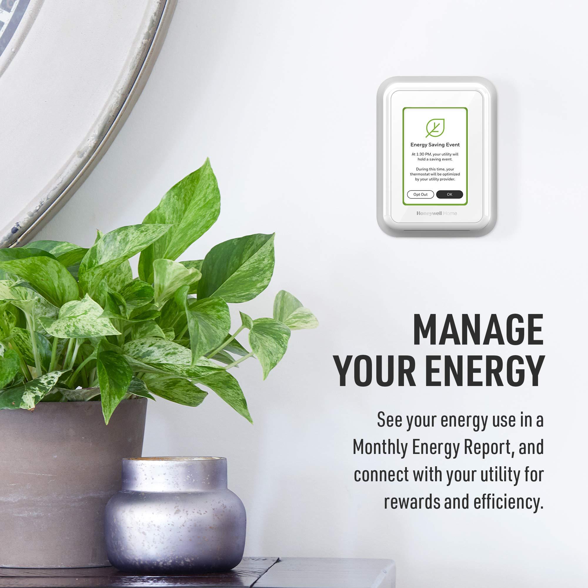 Honeywell Home T9 WIFI Smart Thermostat, Smart Room Sensor Ready, Touchscreen Display, Alexa and Google Assist - Image 8