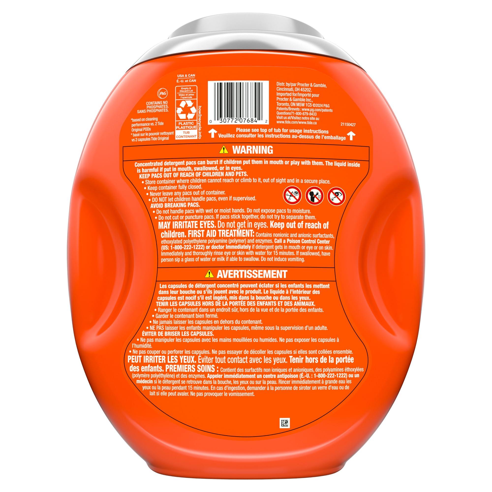 Tide Power PODS Laundry Detergent Soap Pacs with Febreze Sport, 63 Count, Laundry Pods with Febreze Freshness and Sport Odor Defense (133) - Image 11