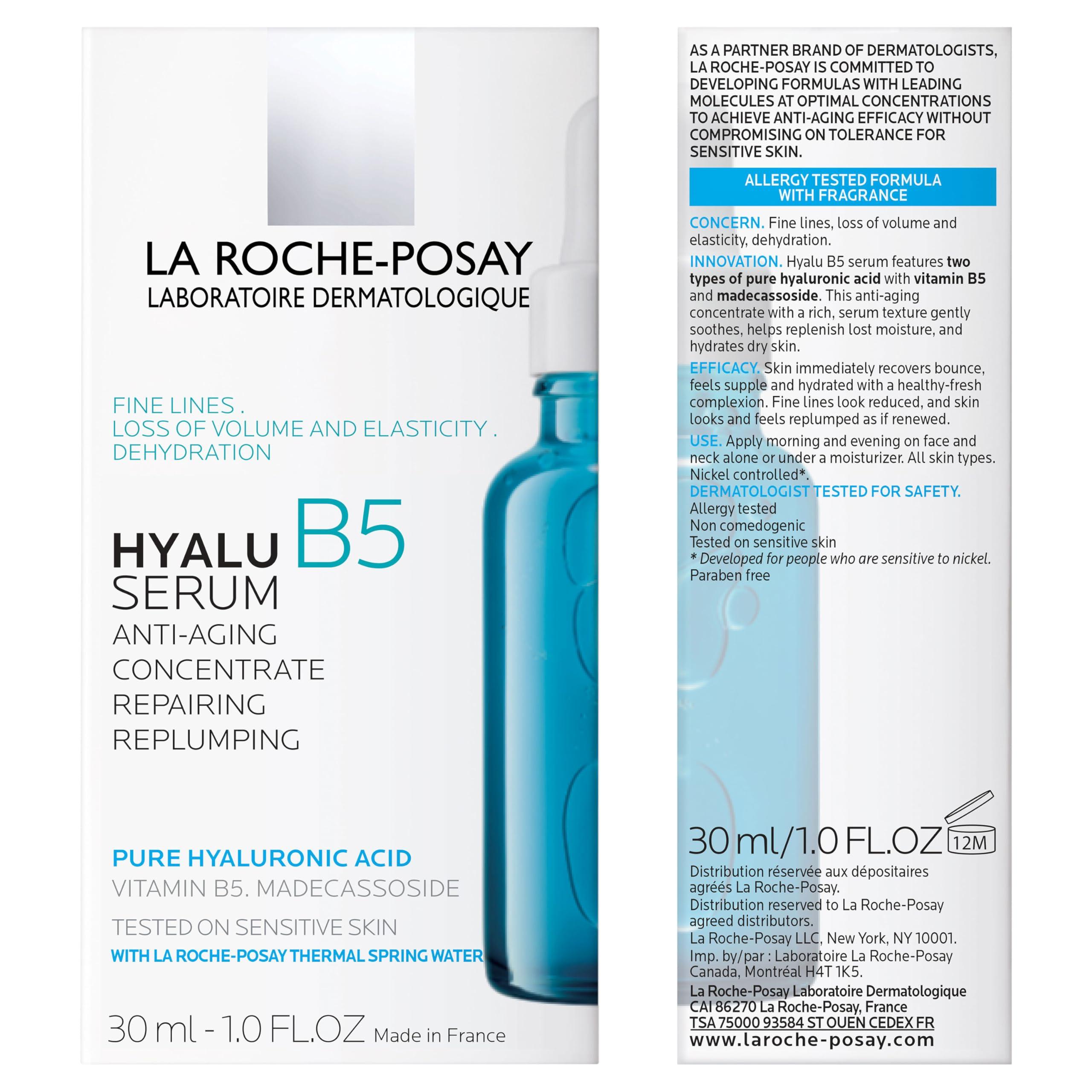 La Roche-Posay Hyalu B5 Pure Hyaluronic Acid Serum for Face, Vitamin B5 + Hyaluronic Acid + Madecassoside, Hydrating Serum Visibly Plumps Skin, Sensitive Skin Safe, Anti Aging, Oil-Free - Image 10