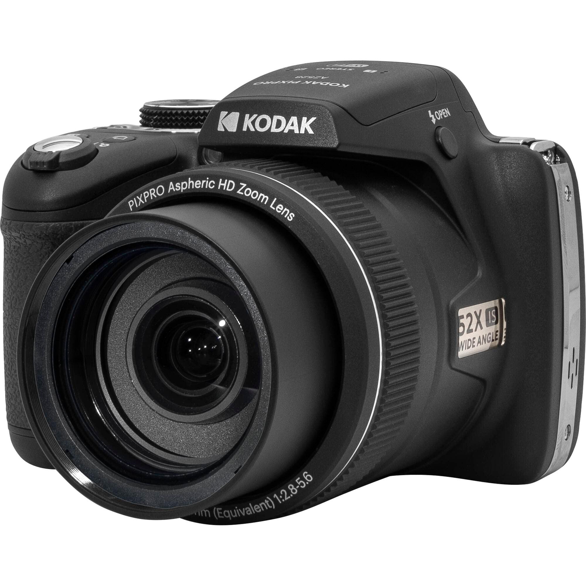 Kodak PIXPRO AZ528 Digital Camera (Black) Bundle with 32GB Memory Card + Camera Case + Memory Card Wallet + Screen Protectors + Accessories - Image 5