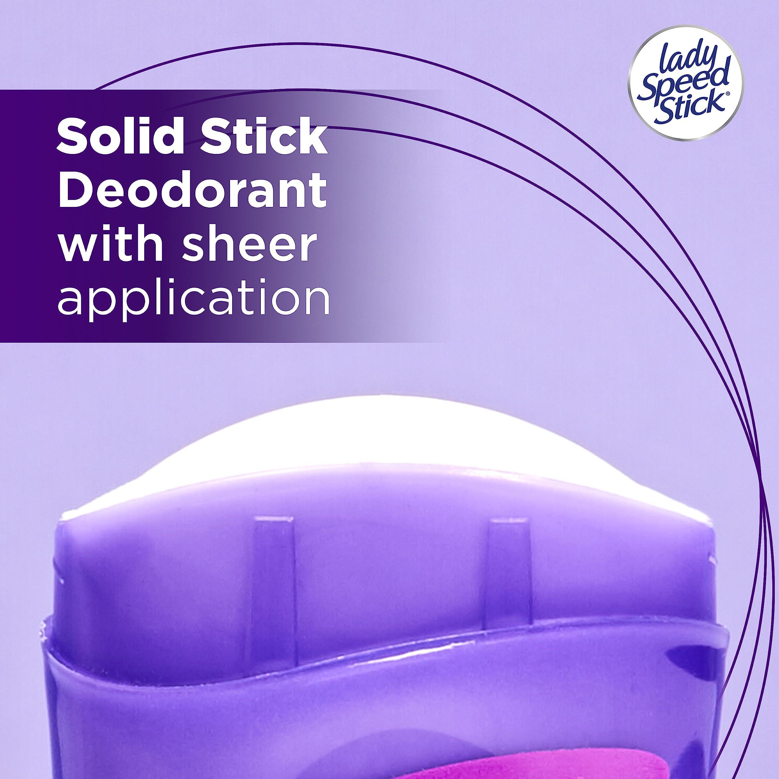 Lady Speed Stick Invisible Dry Antiperspirant Deodorant, Shower Fresh, 2.3oz, 4 Pack - Image 6