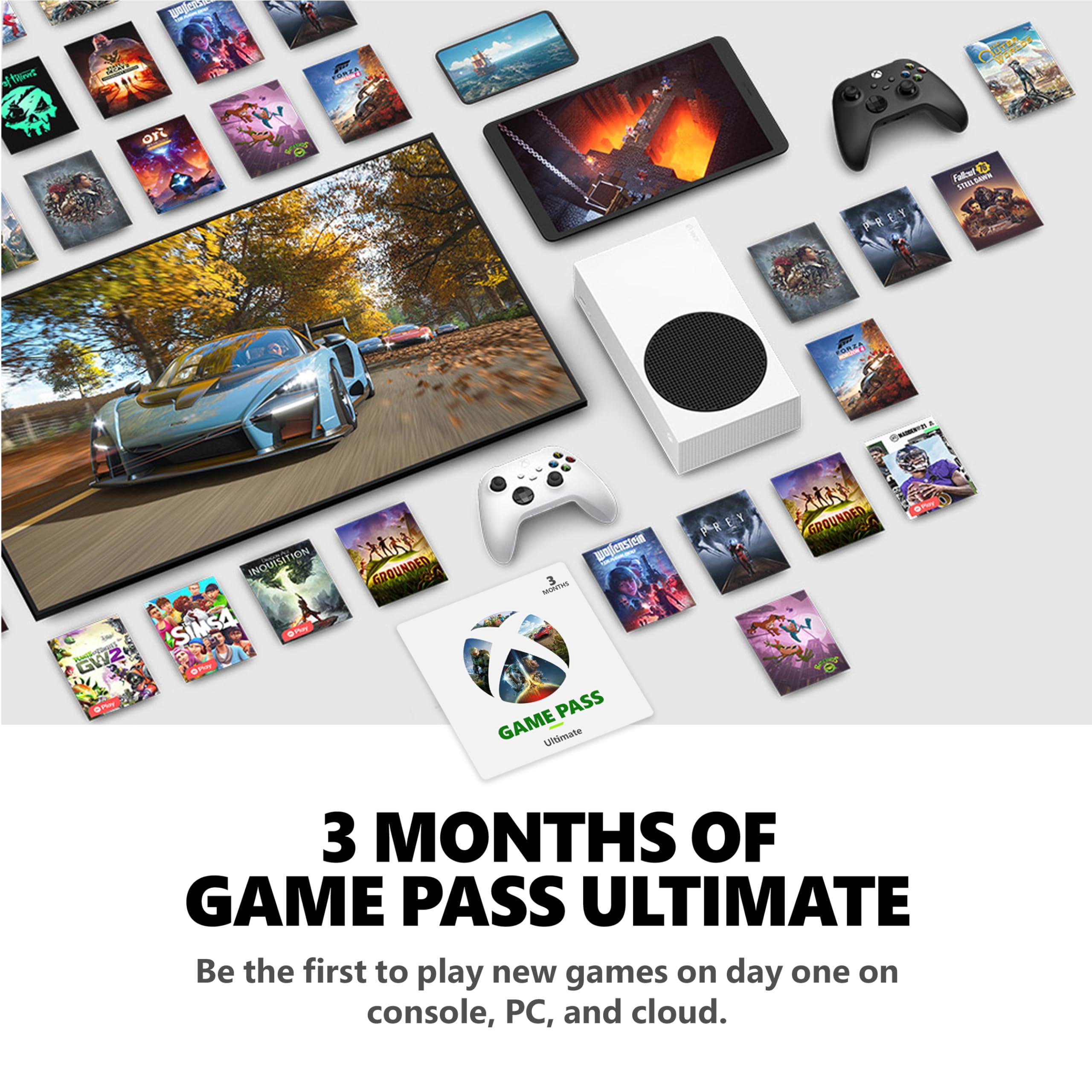 Xbox Series S Starter Bundle - Includes hundreds of games with Game Pass Ultimate 3 Month Membership - 512GB SSD All-Digital Gaming Console - Image 4