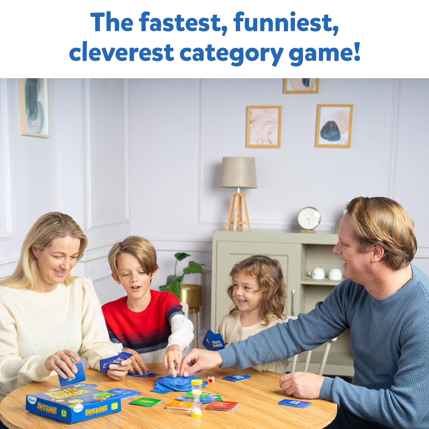Skillmatics Rapid Rumble - Fast-Paced Board Game for Kids, Teens & Adults, Fun for Family Game Night & Educational Toy, Quick-Thinking Card Game, Gift for Ages 6, 7, 8, 9 & Up - Image 2