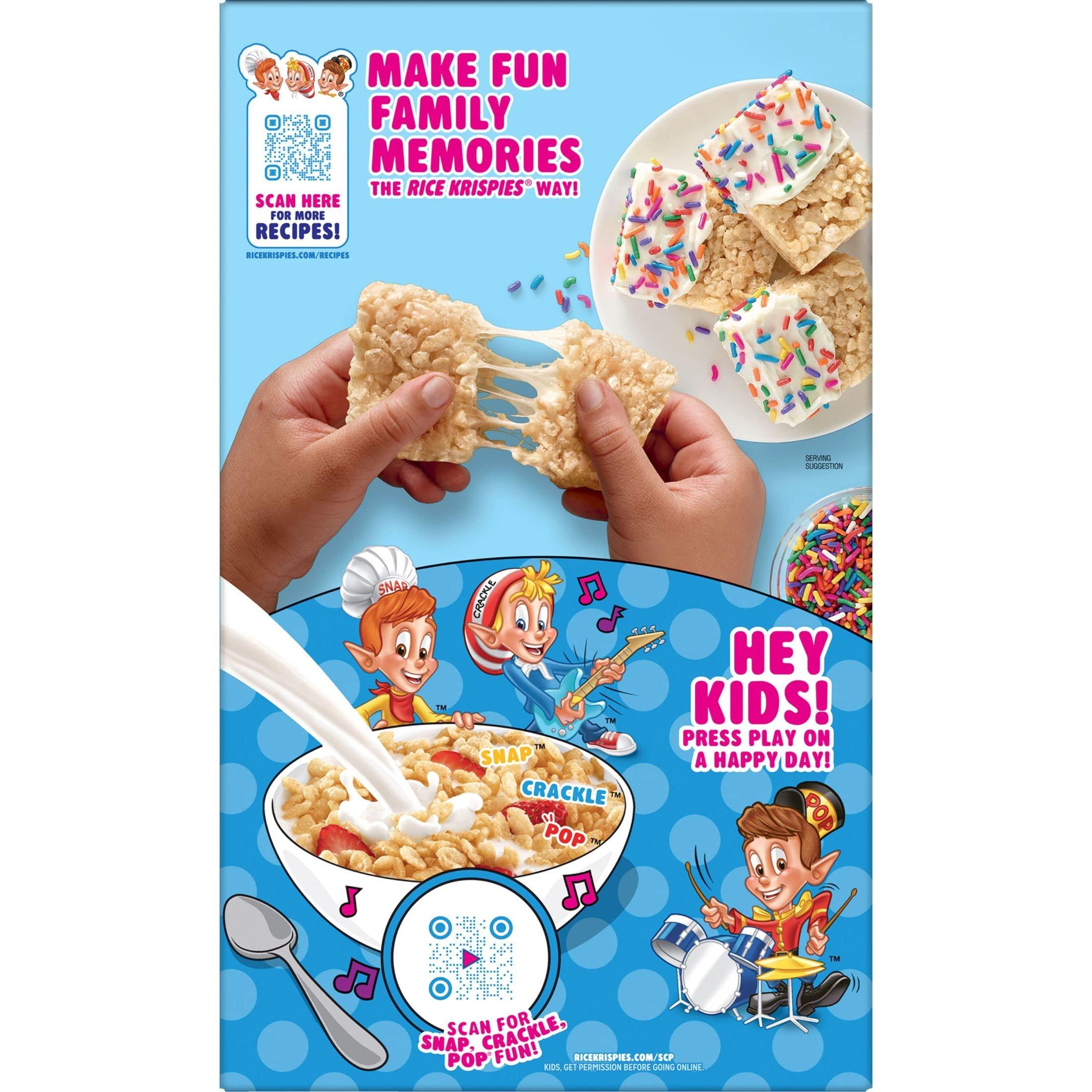 Kellogg's Frosted Krispies Breakfast Cereal, Kids Snacks, Baking Marshmallow Treats, Family Size, Original (8 Boxes) - Image 7