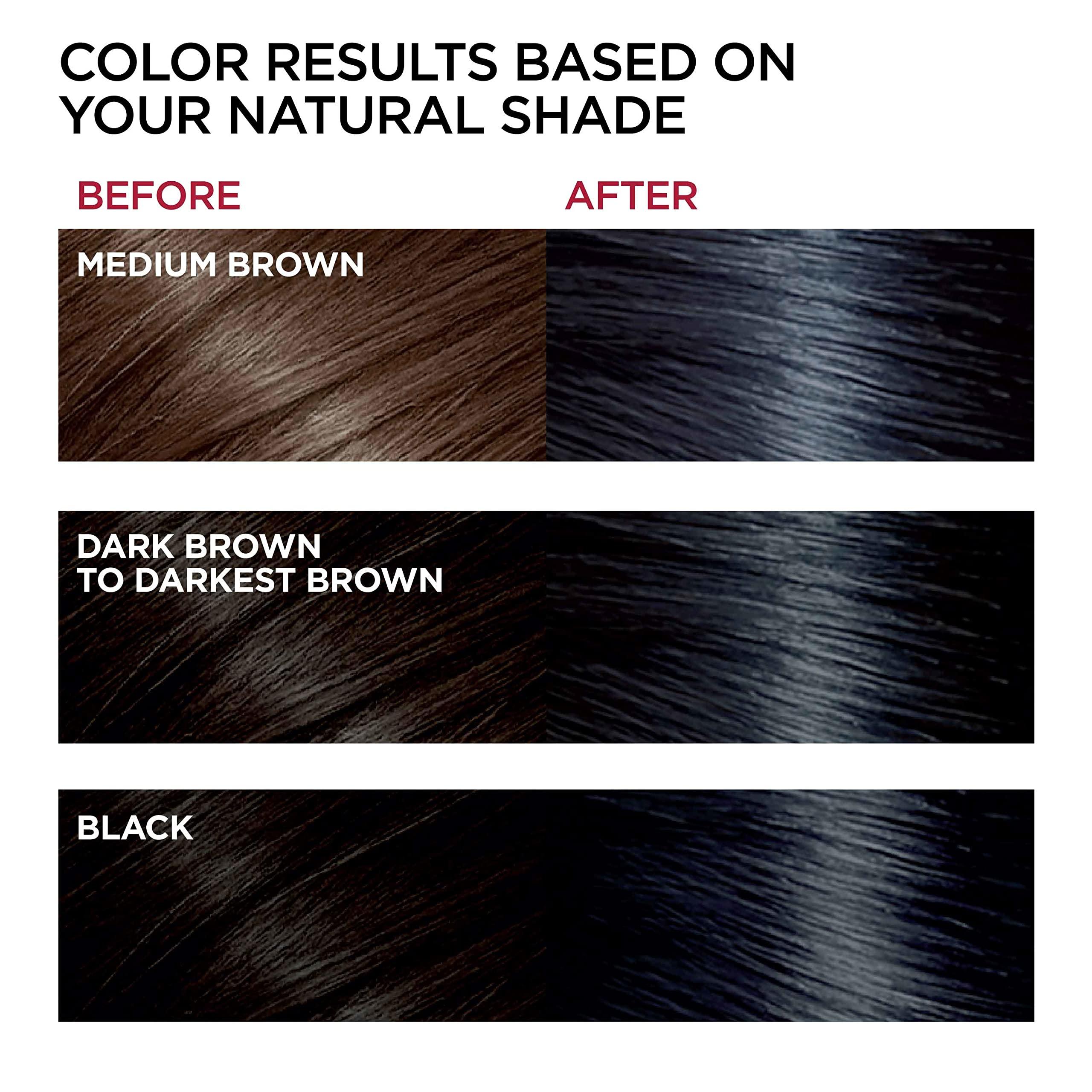L'Oreal Paris Superior Preference Fade-Defying + Shine Permanent Hair Color, 2BL Black Sapphire, Pack of 1, Hair Dye - Image 4
