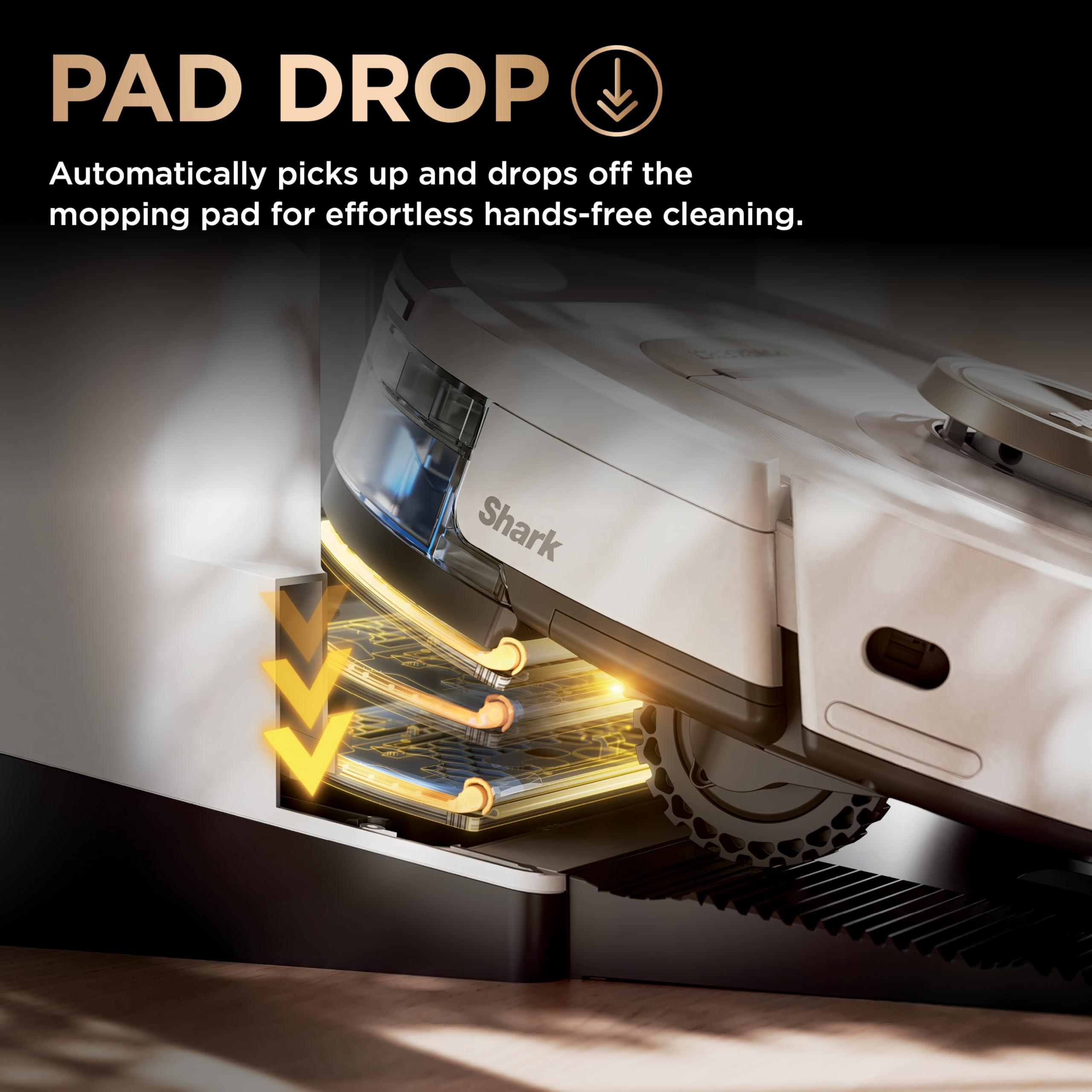 Shark Robot Vacuum & Mop Combo, PowerDetect NeverTouch Pro, Self-Emptying, Self-Refill with Self-Clean Pad Wash & Dry, 60-Day Debris Capacity, 30-Day Refill Tank, 5 PowerDetect Technologies, AV2800ZE - Image 10