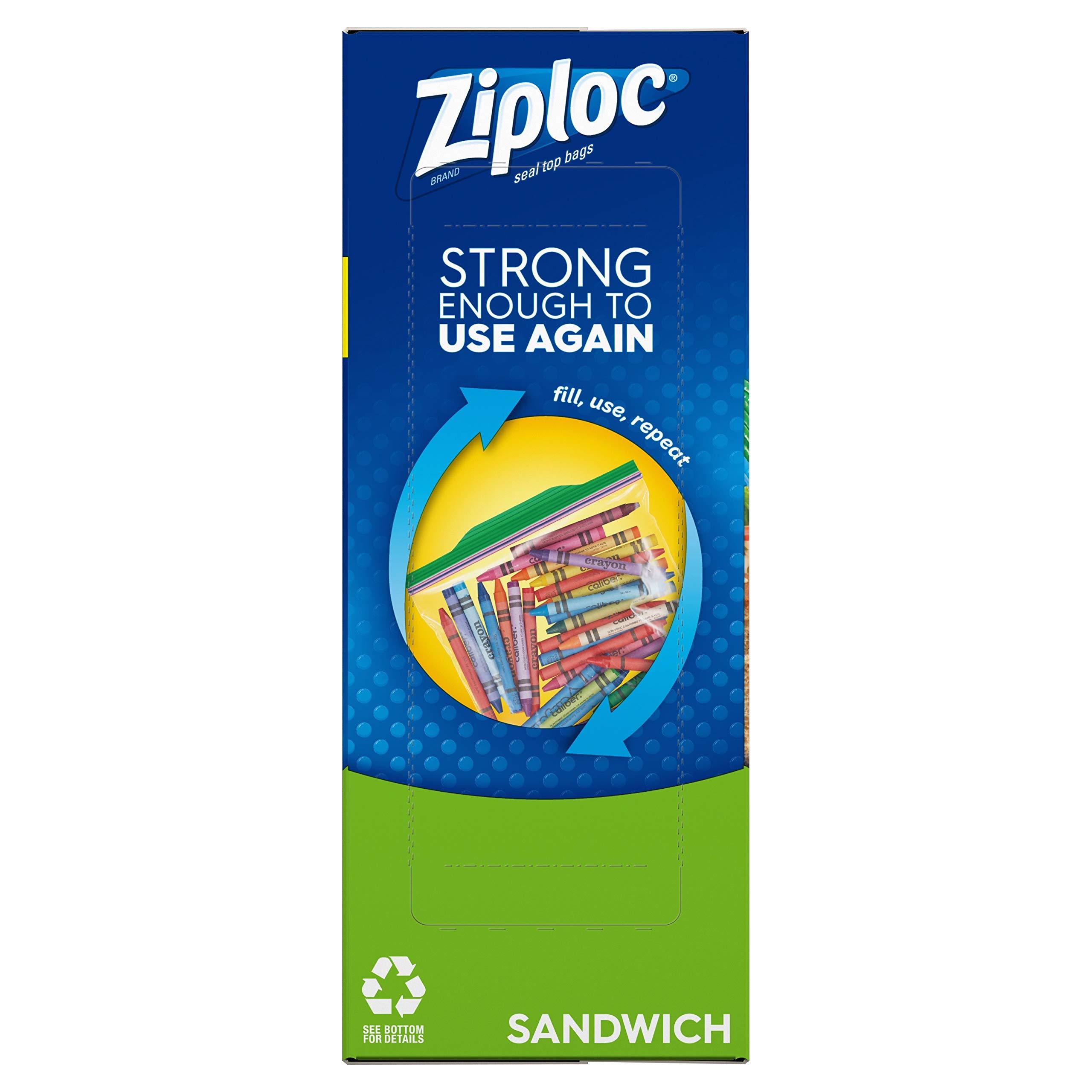 Ziploc Sandwich Bags with New Grip 'n Seal Technology, 90 Count - Image 12