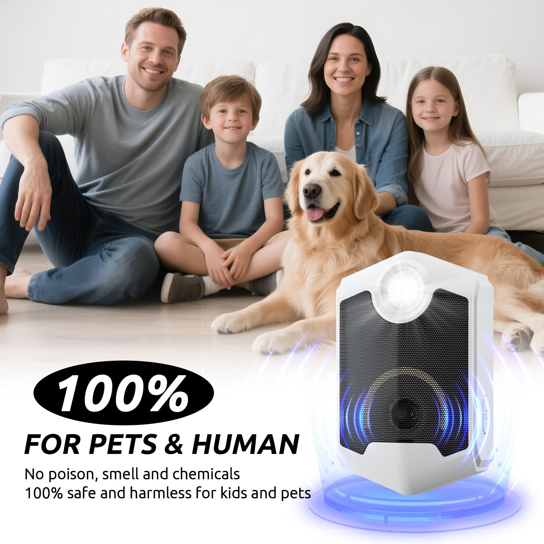 Ultrasonic Pest Control Repeller, Rat Repellent with Night&Flashing Light, Get Rid of Mice, Ant, Roach, Rodent, Mouse, Bugs, Mosquito, Mice, Ant Traps Indoor for Home Kitchen Garage Warehouse, 4 Packs - Image 6