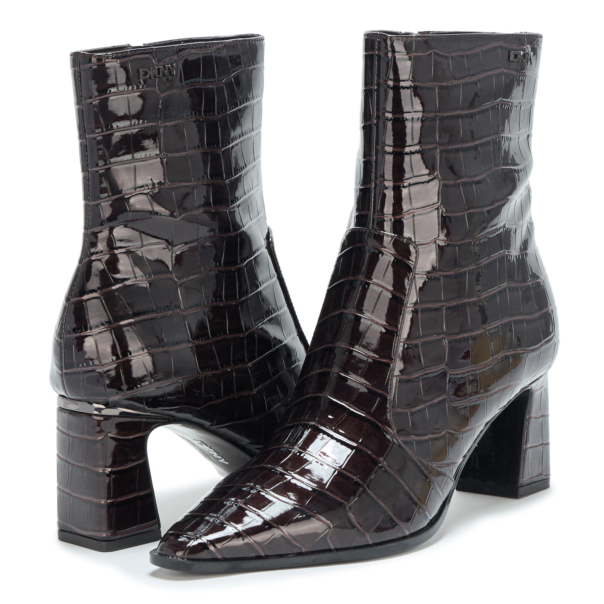 DKNY Women's Sunny Evening Slip on Heeled Bootie Fashion Boot - Image 3