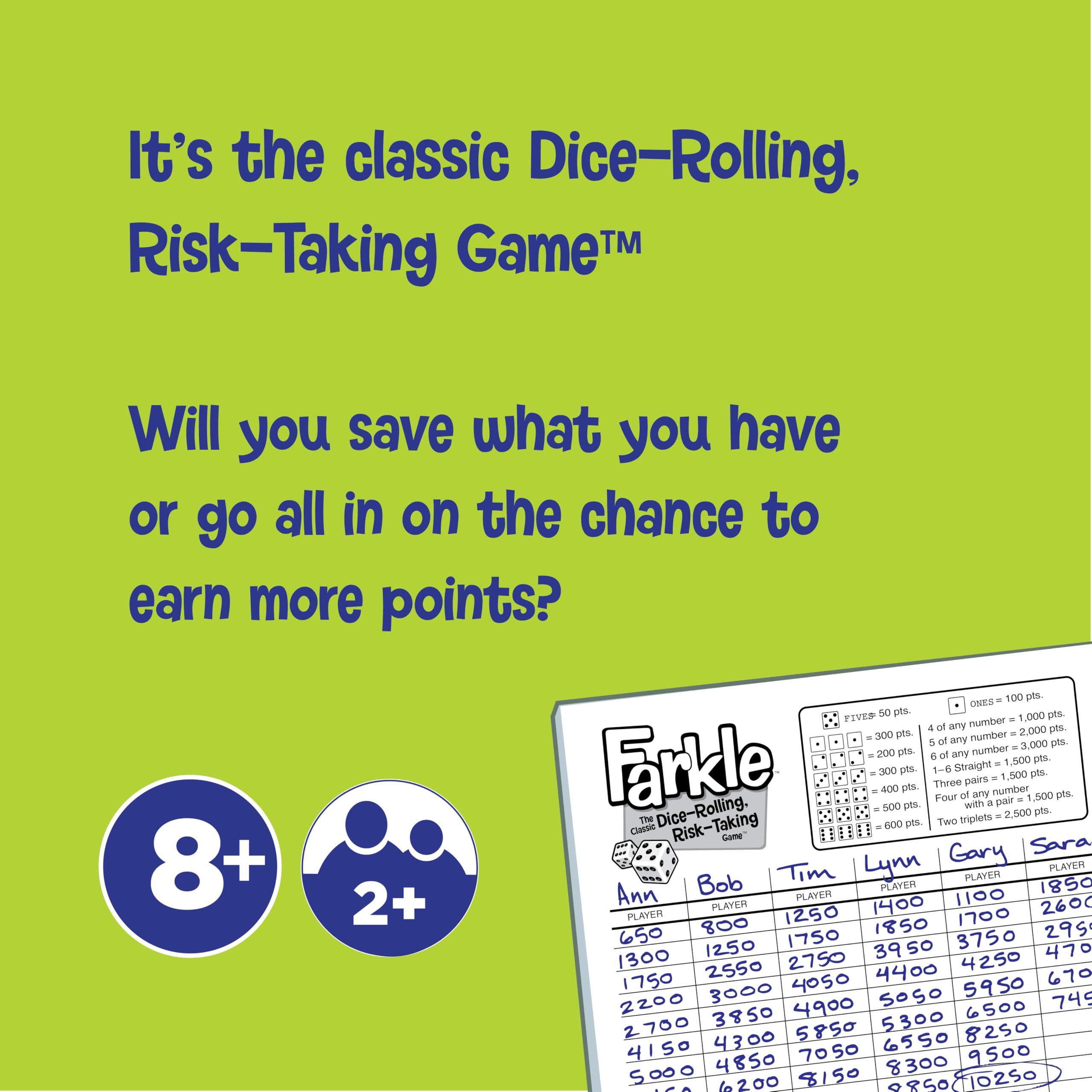 PlayMonster Farkle Classic Dice Game - Family Game Night - Easy to Travel - Ages 8+ - Image 3
