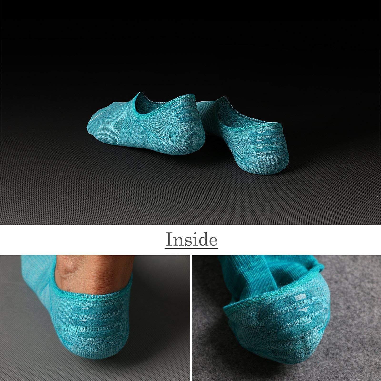 IDEGG No Show Socks Women 10 Pairs Low Cut Anti-Slid Novelty Athletic Casual Invisible Liner Socks - Image 9