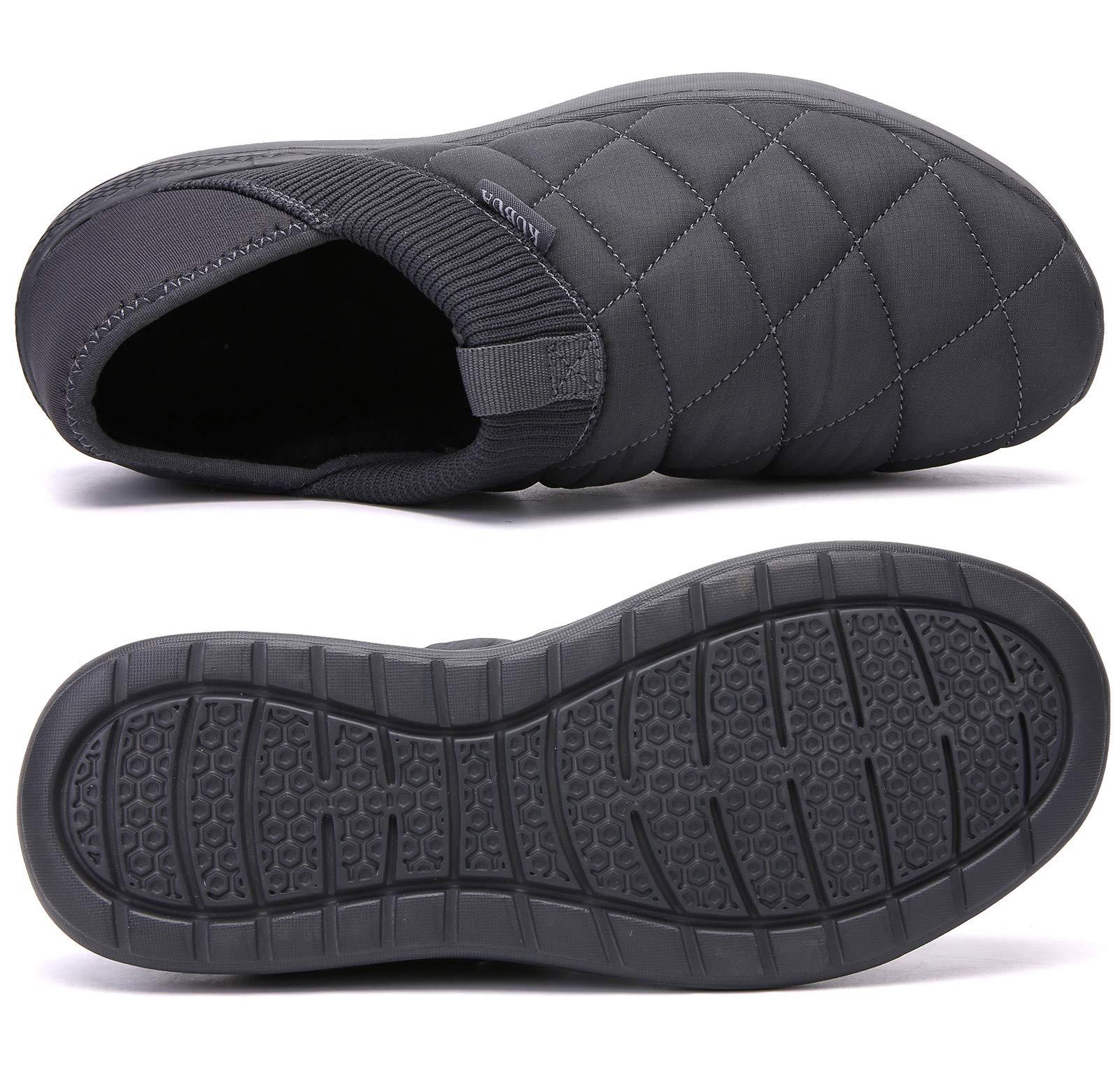 KUBUA Slippers for Men and Womens Indoor House Shoes Plush Slip on Outdoor Garden Loafers - Image 3