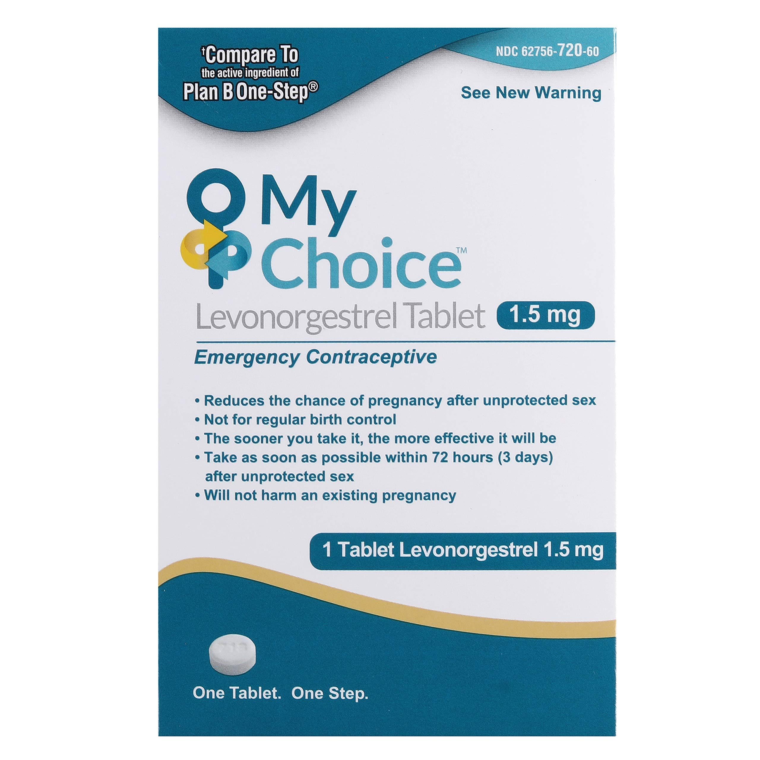 OHM My Choice Emergency Contraceptive Pill. A Safe and Effective Way to Lower Your Chances to get Pregnant After unprotected Sex. Active Ingredient Levonorgestrel Tablet 1.5mg - Image 2