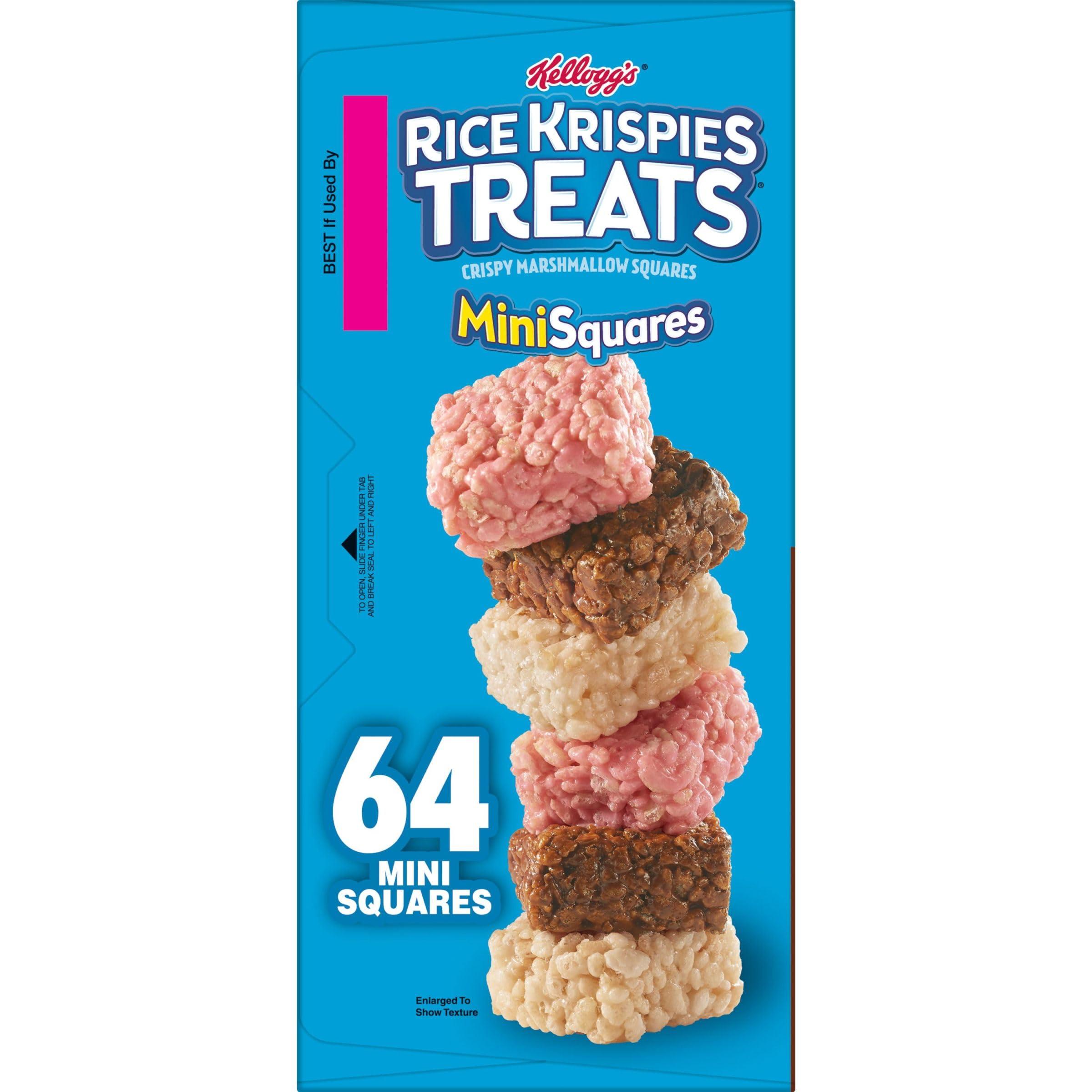 Rice Krispies Treats Mini Marshmallow Snack Bars, Kids Snacks, Variety Pack, 24.8oz Box (64 Bars) - Image 9