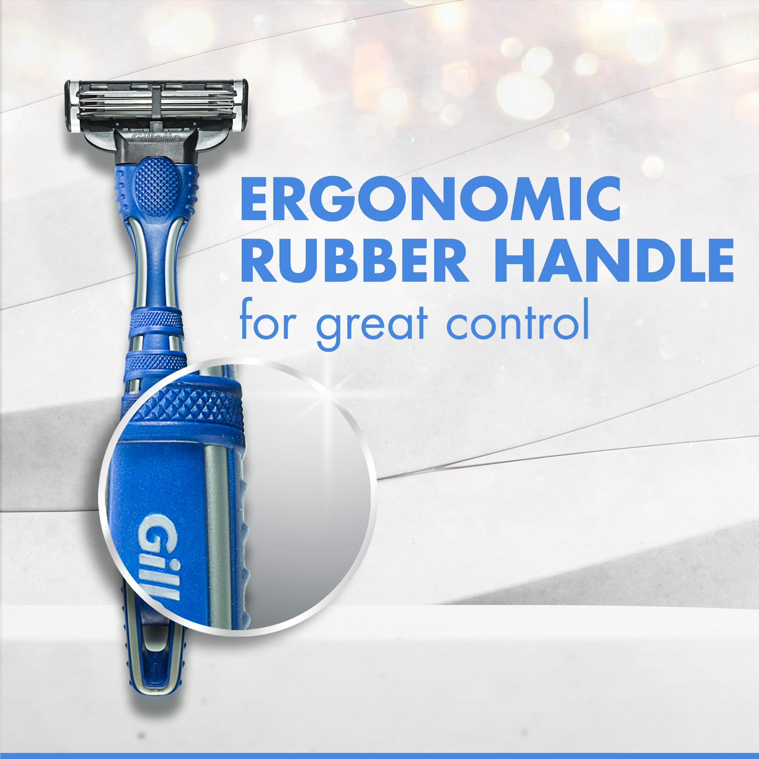 Gillette Mach3 Men's Disposable Razors, 3 Count - Image 6