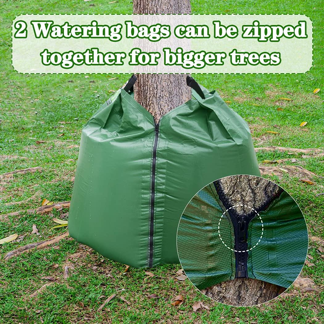 Tanzfrosch 12 Pack 20 Gallon Tree Watering Bags, Reusable, Heavy Duty and Slow Release Gator Bags for Trees, Premium PVC Plant Drip Irrigation Bags,5-8 Hours Releasing Time - Image 5