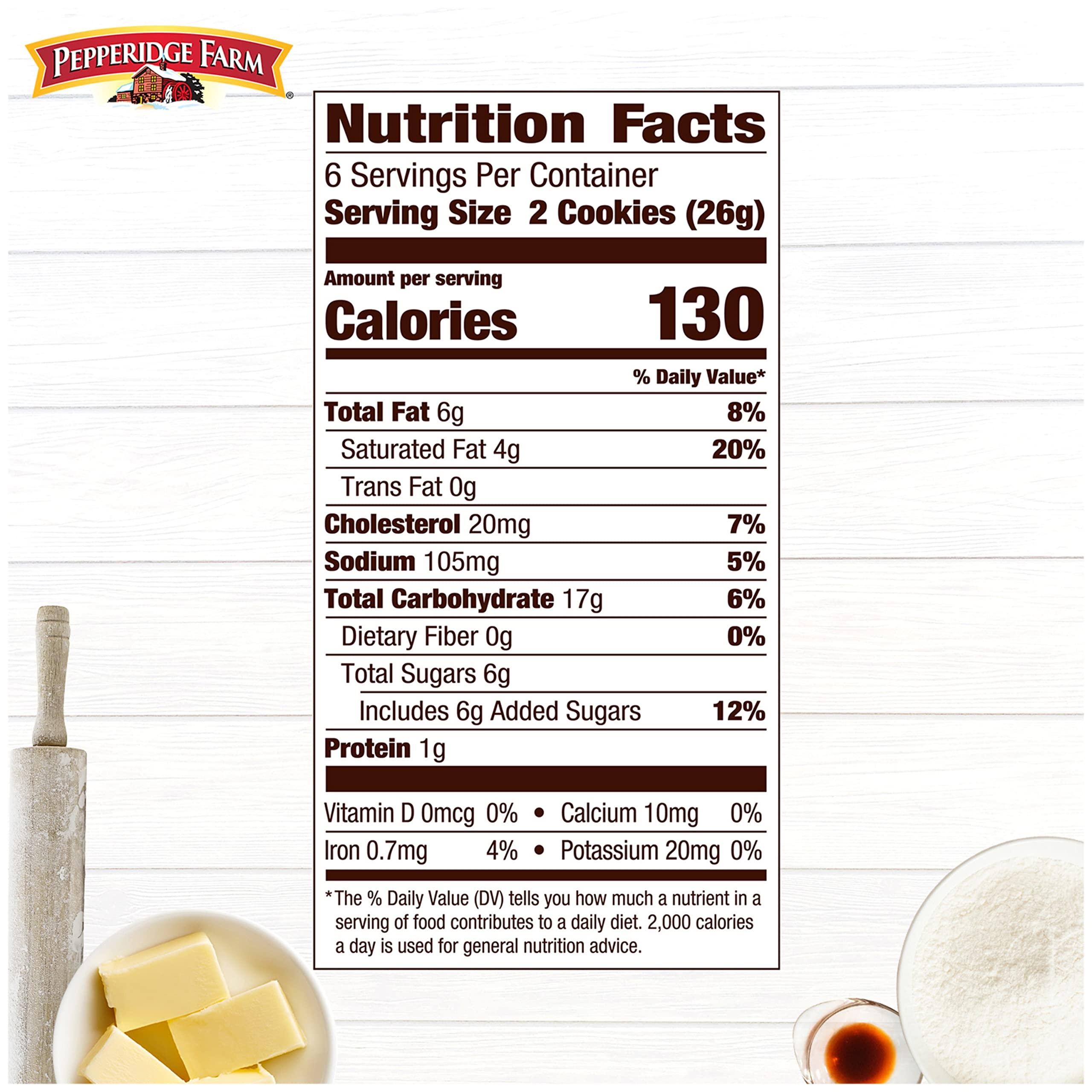 Pepperidge Farm Dublin Shortbread Cookies, 5.5 Oz Bag - Image 2