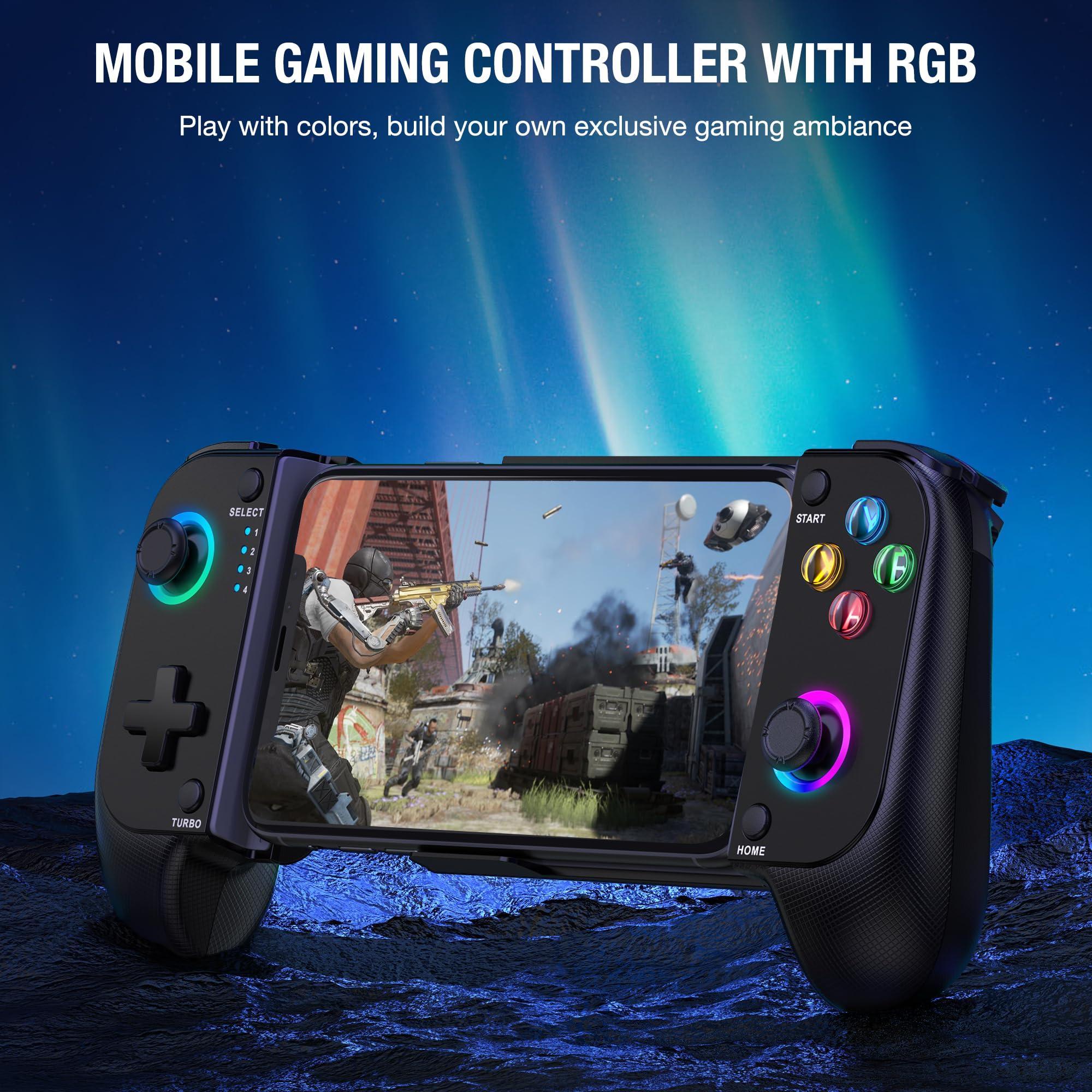 CYOYPPY Mobile Game Controller for iPhone/Android Wireless gaming controller Support Phone Case - Compatible with Xbox Game Pass, PlayStation, Steam Link, Call of Duty, Roblox & Minecraft - Image 4